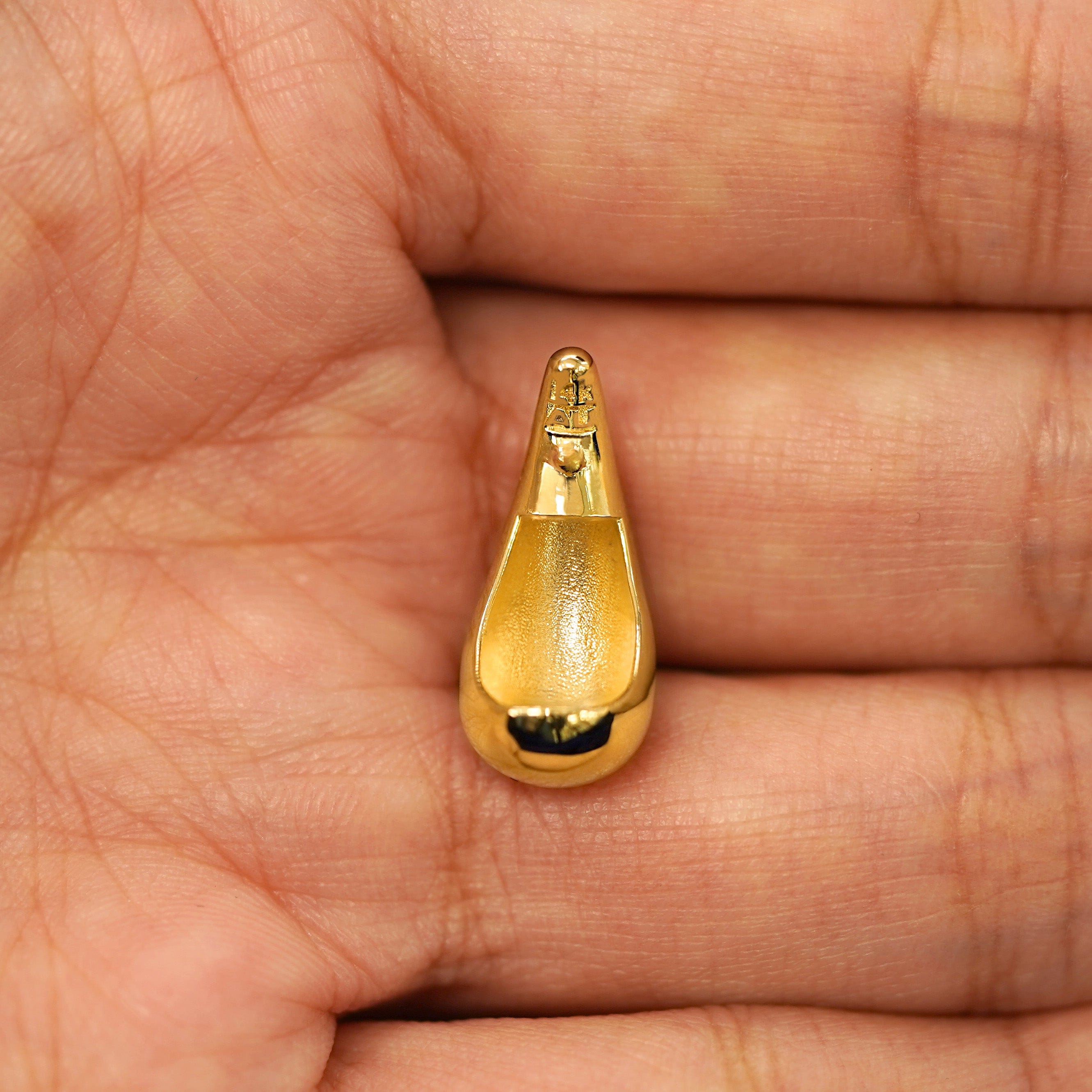 Automic Gold Studio Puffy Teardrop Earring
