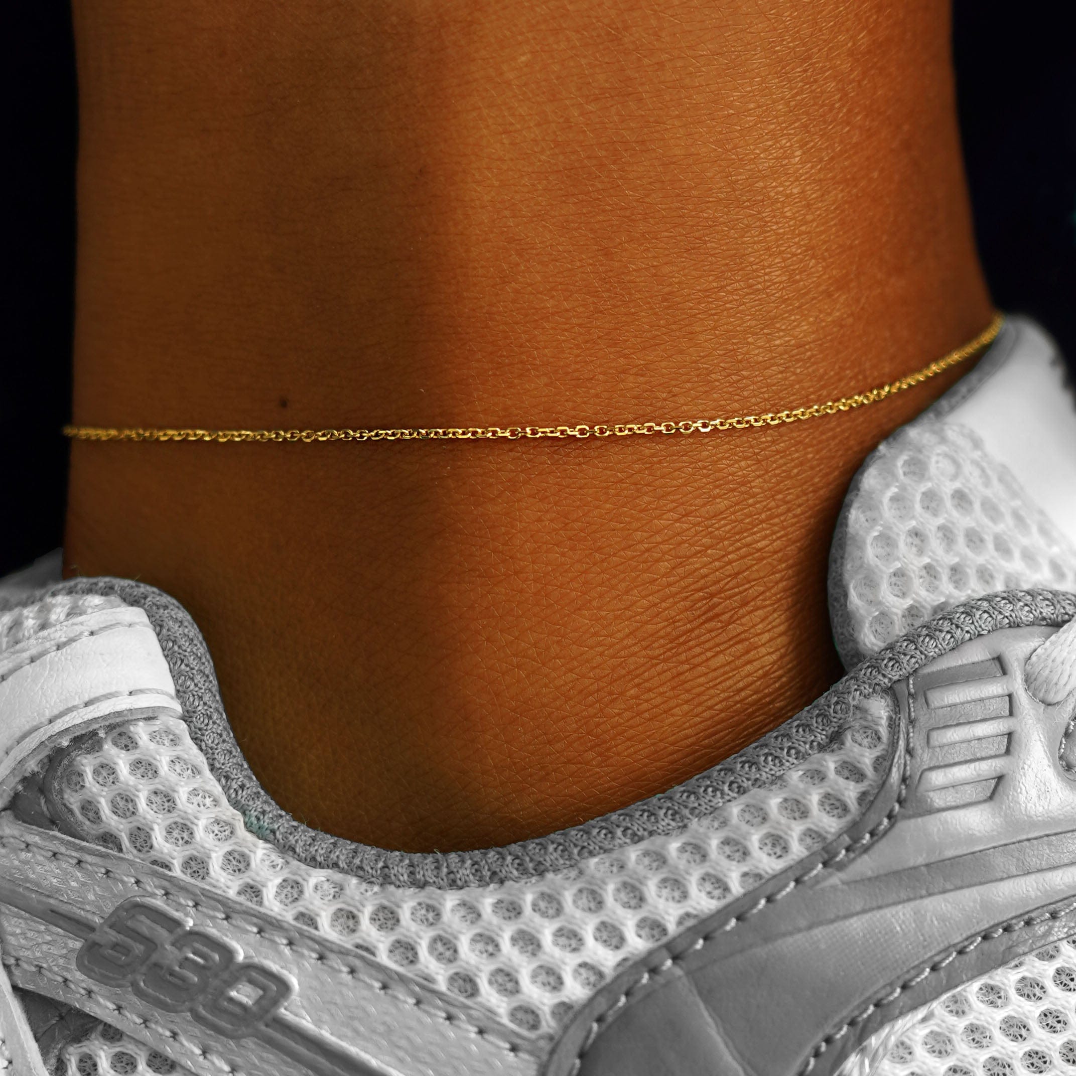 Automic Gold Studio Medium Cable Anklet