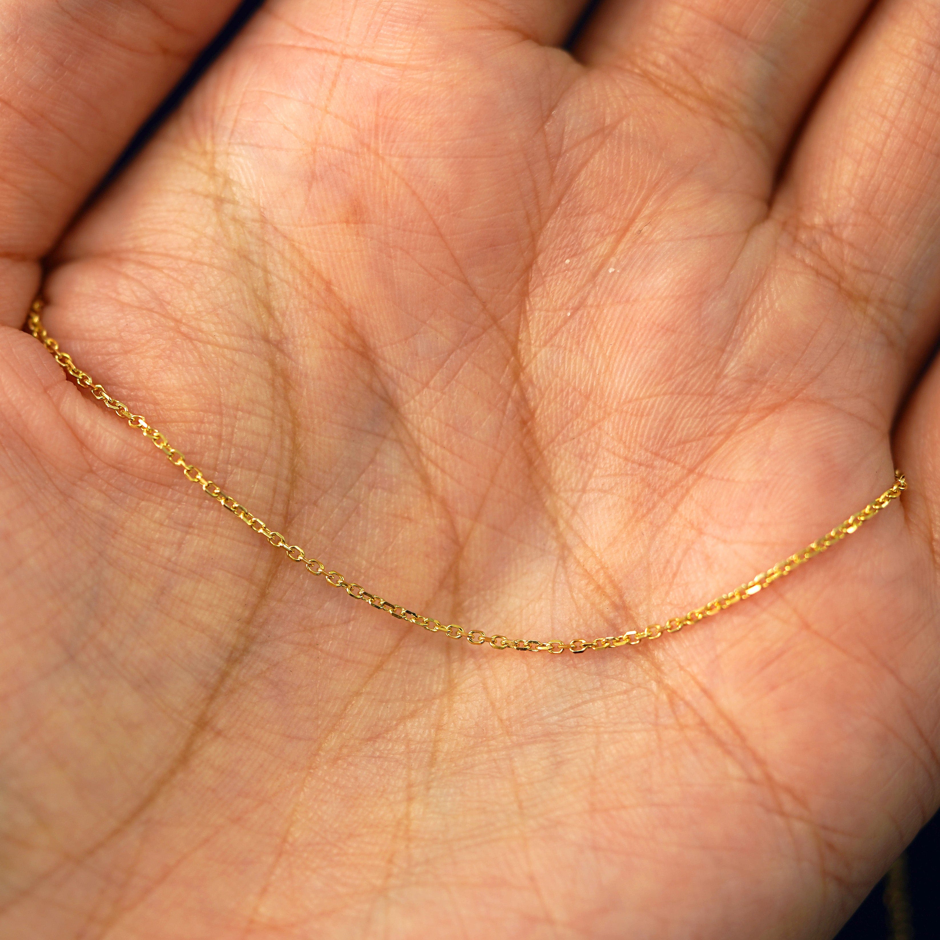 Automic Gold Studio Medium Cable Anklet
