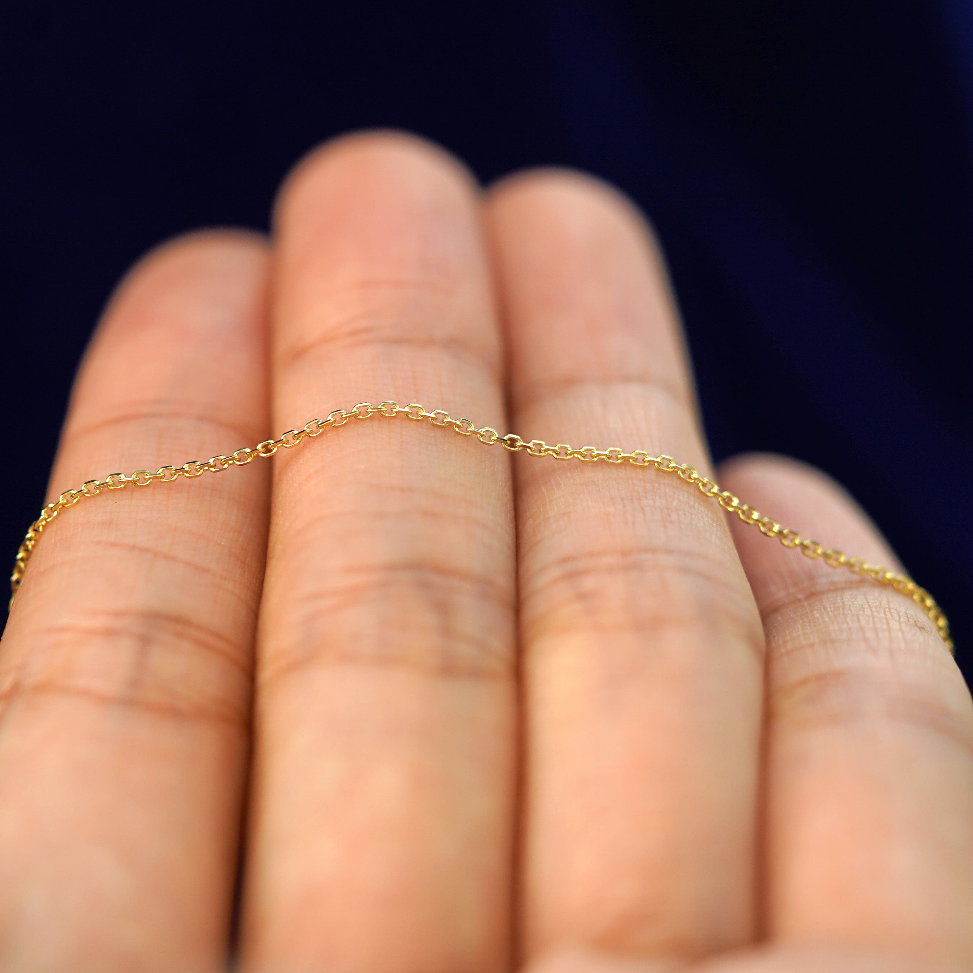 Automic Gold Studio Medium Cable Anklet
