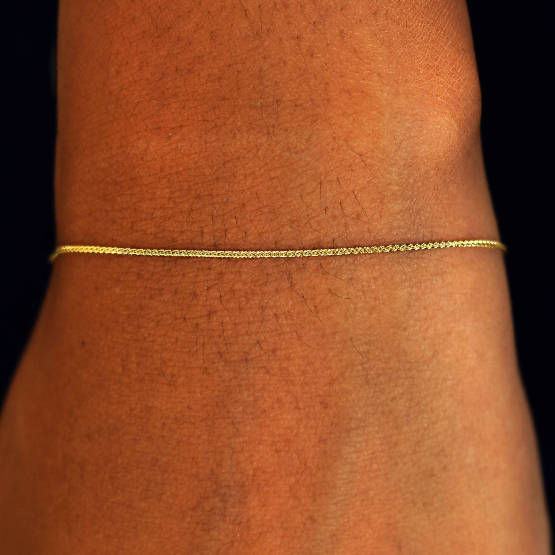 Automic Gold Studio Wheat Bracelet