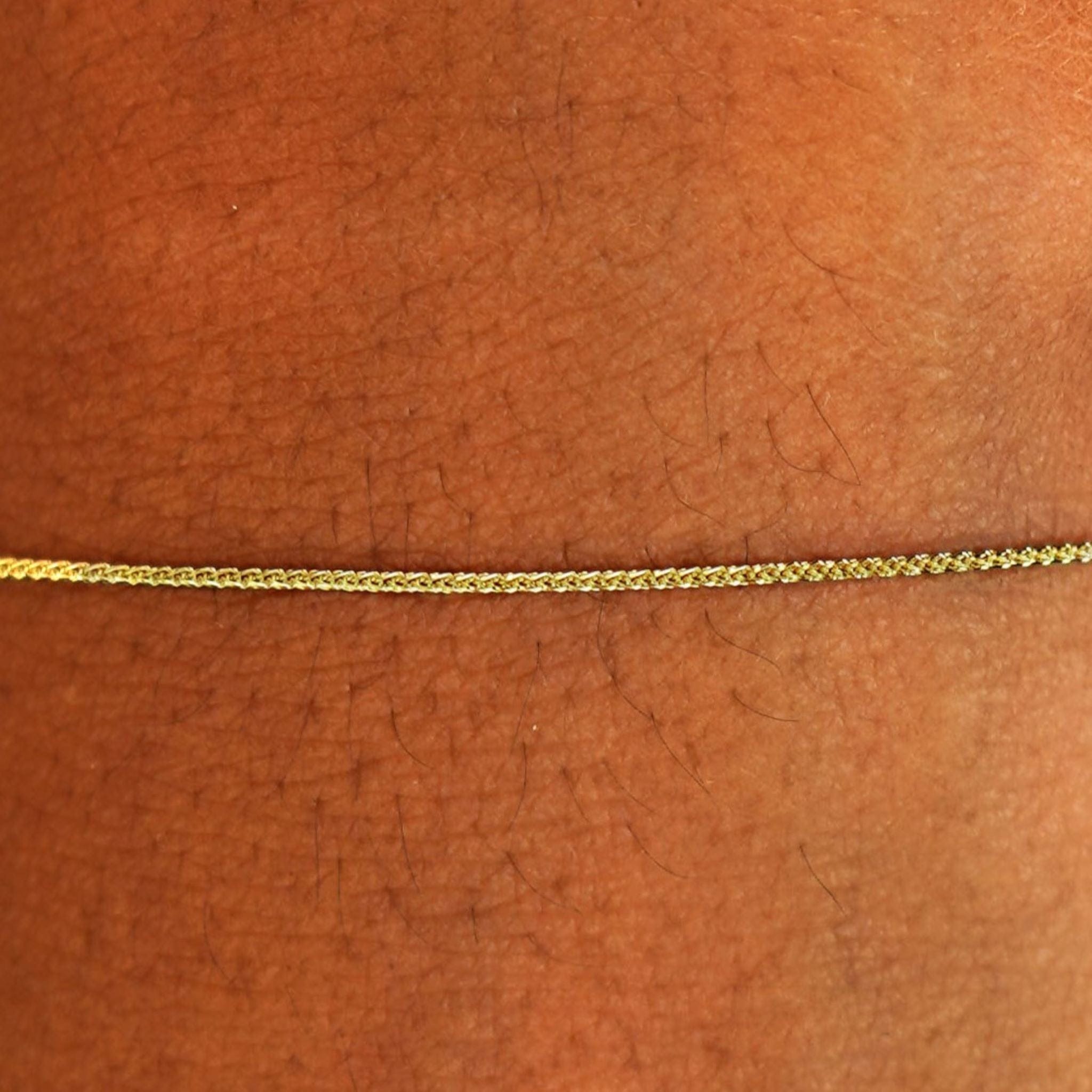 Automic Gold Studio Wheat Bracelet