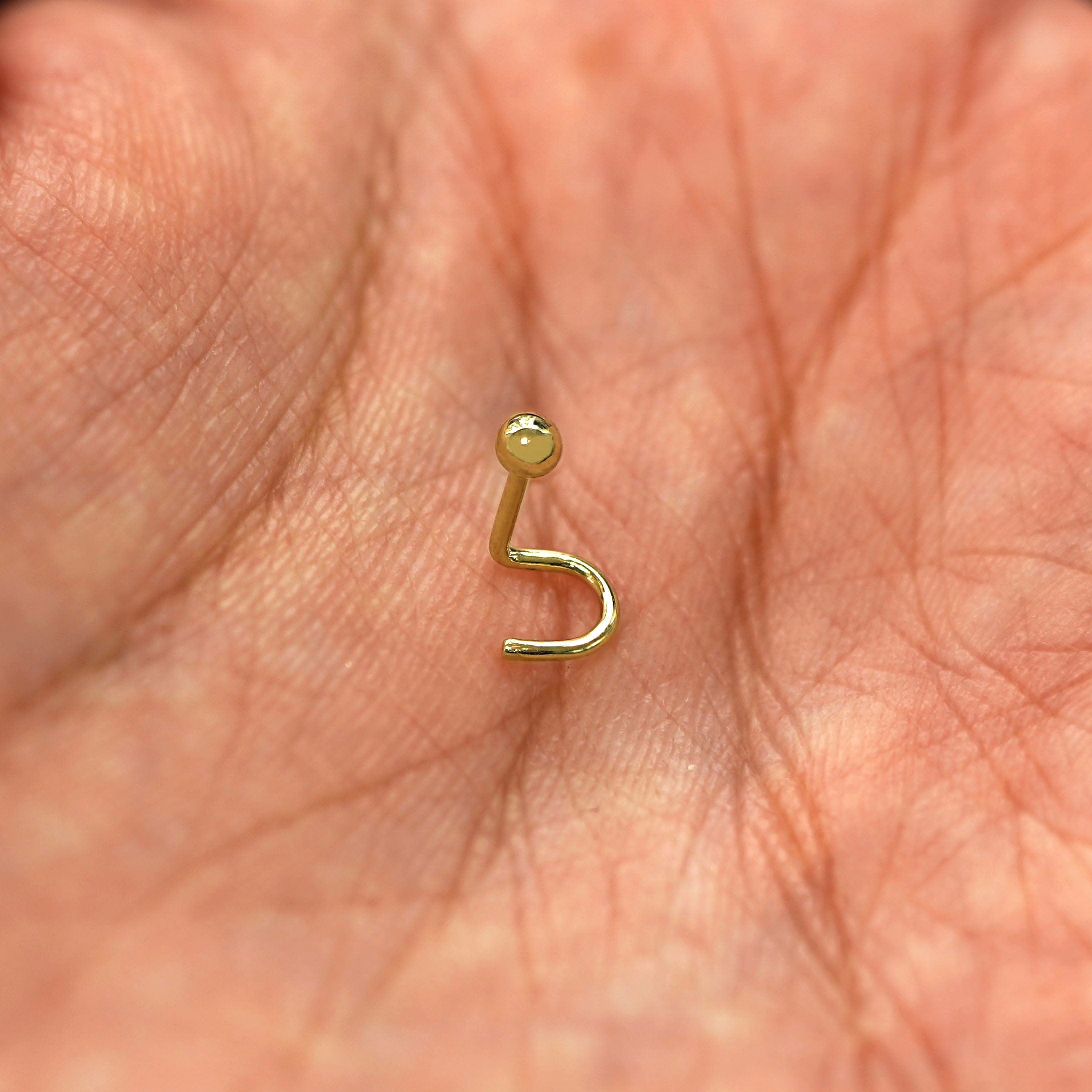 Automic Gold Studio Ball Nose Stud