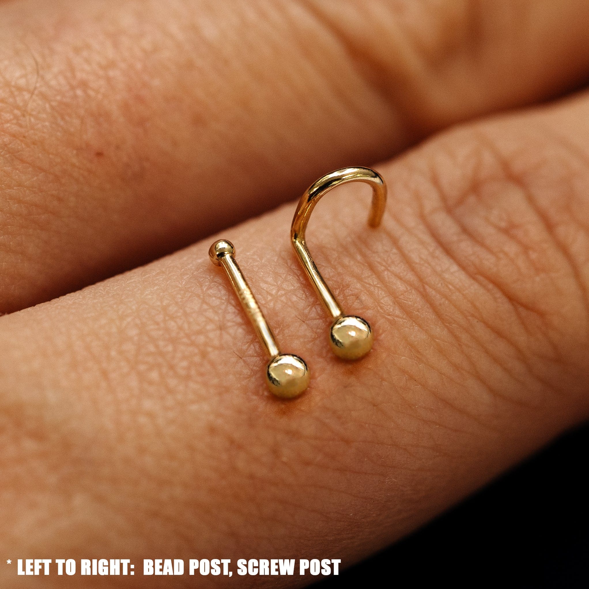 Automic Gold Studio Ball Nose Stud