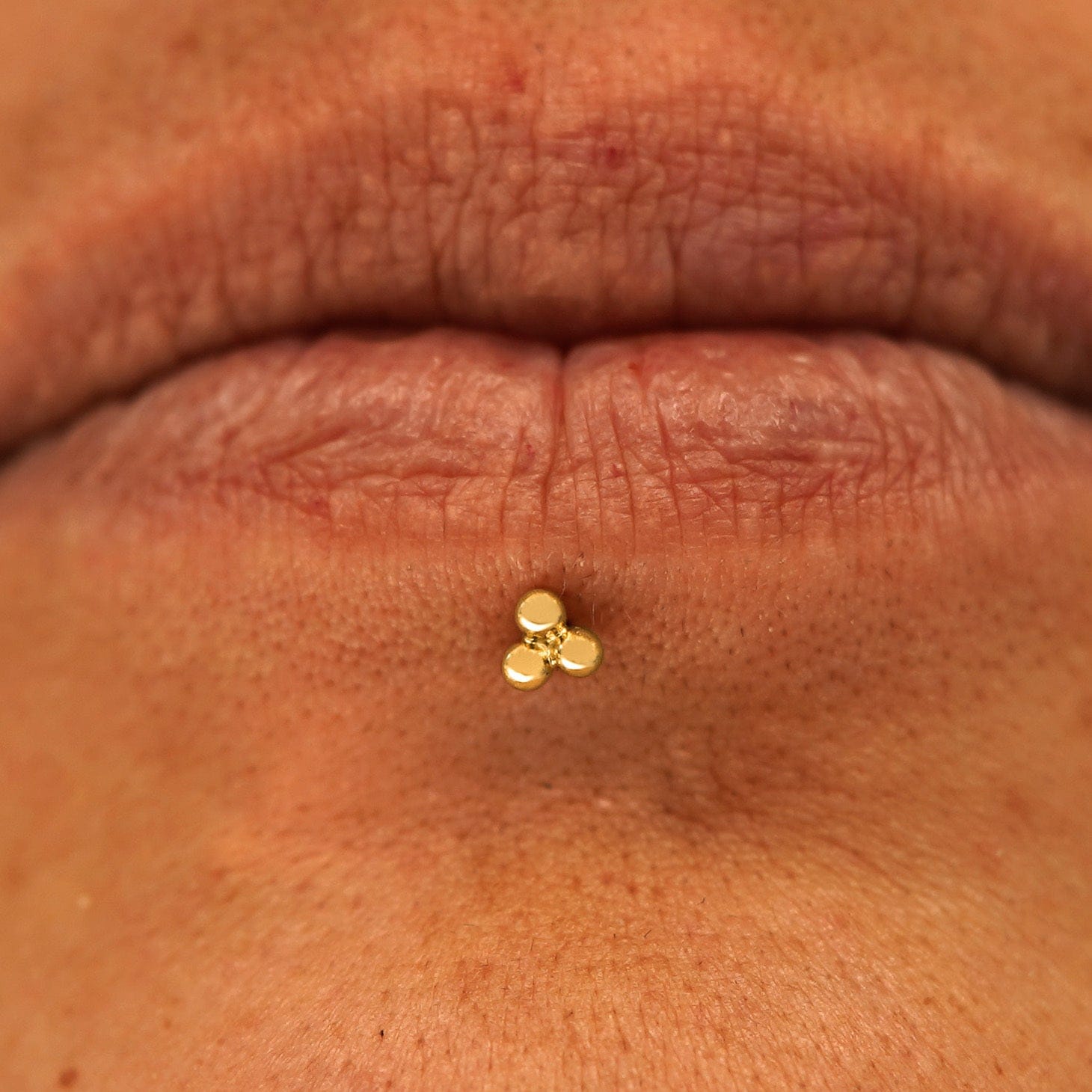 Automic Gold Studio Ball Trio Flatback Piercing