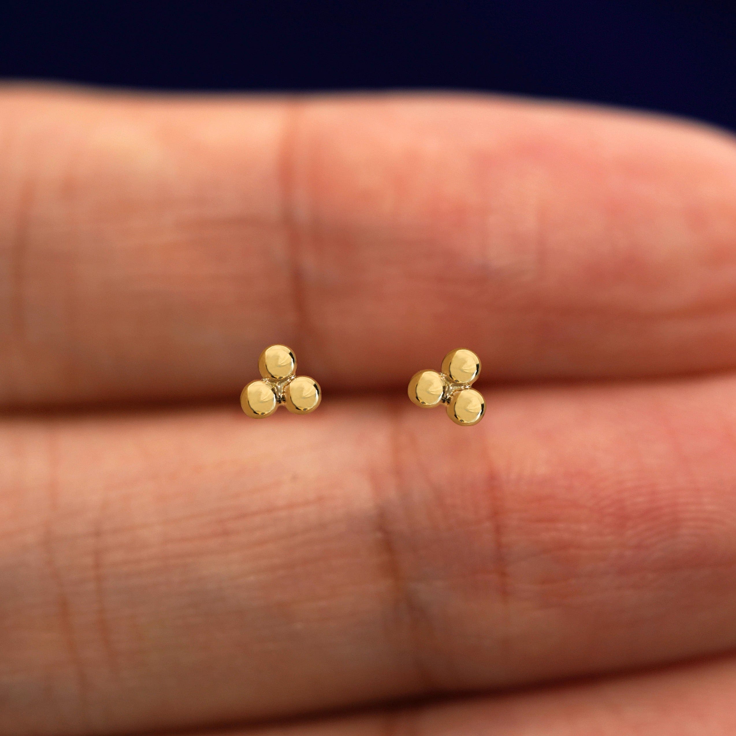 Automic Gold Studio Ball Trio Flatback Piercing