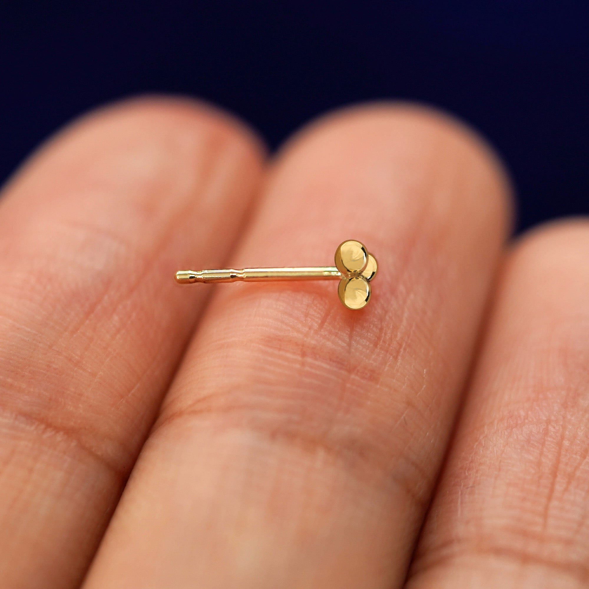 Automic Gold Studio Ball Trio Earring
