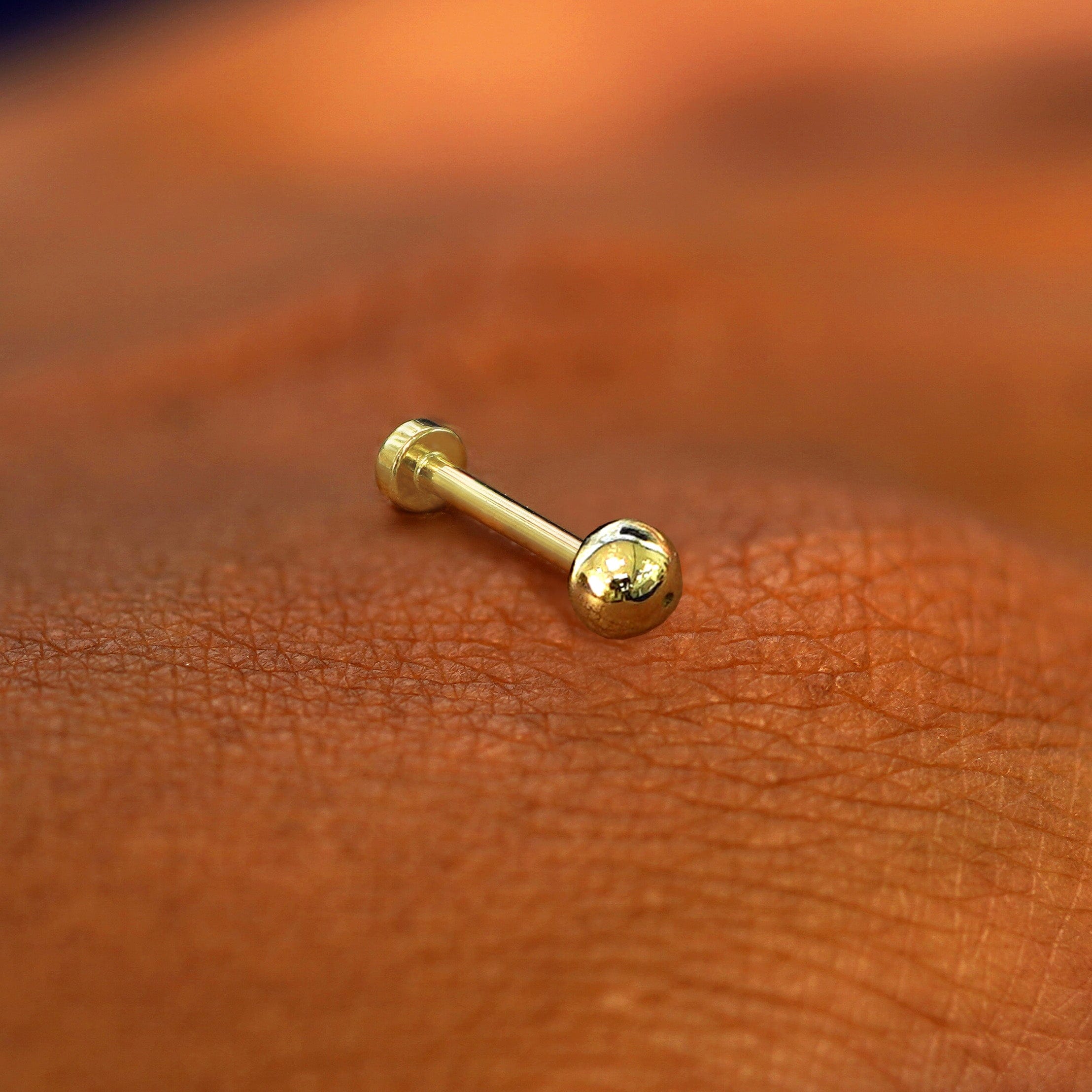 Automic Gold Studio Small Ball Flatback Piercing