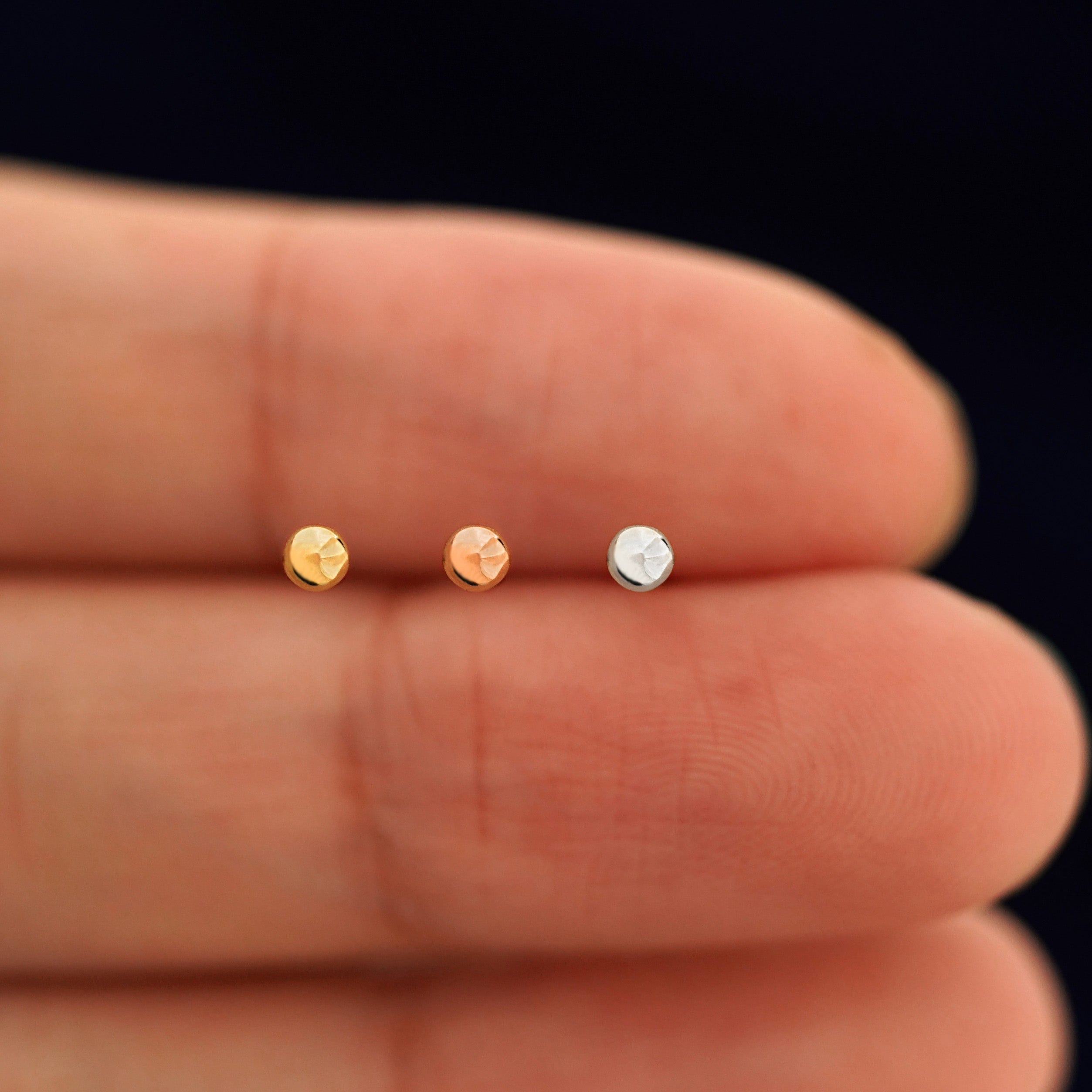 Automic Gold Studio Small Ball Flatback Piercing
