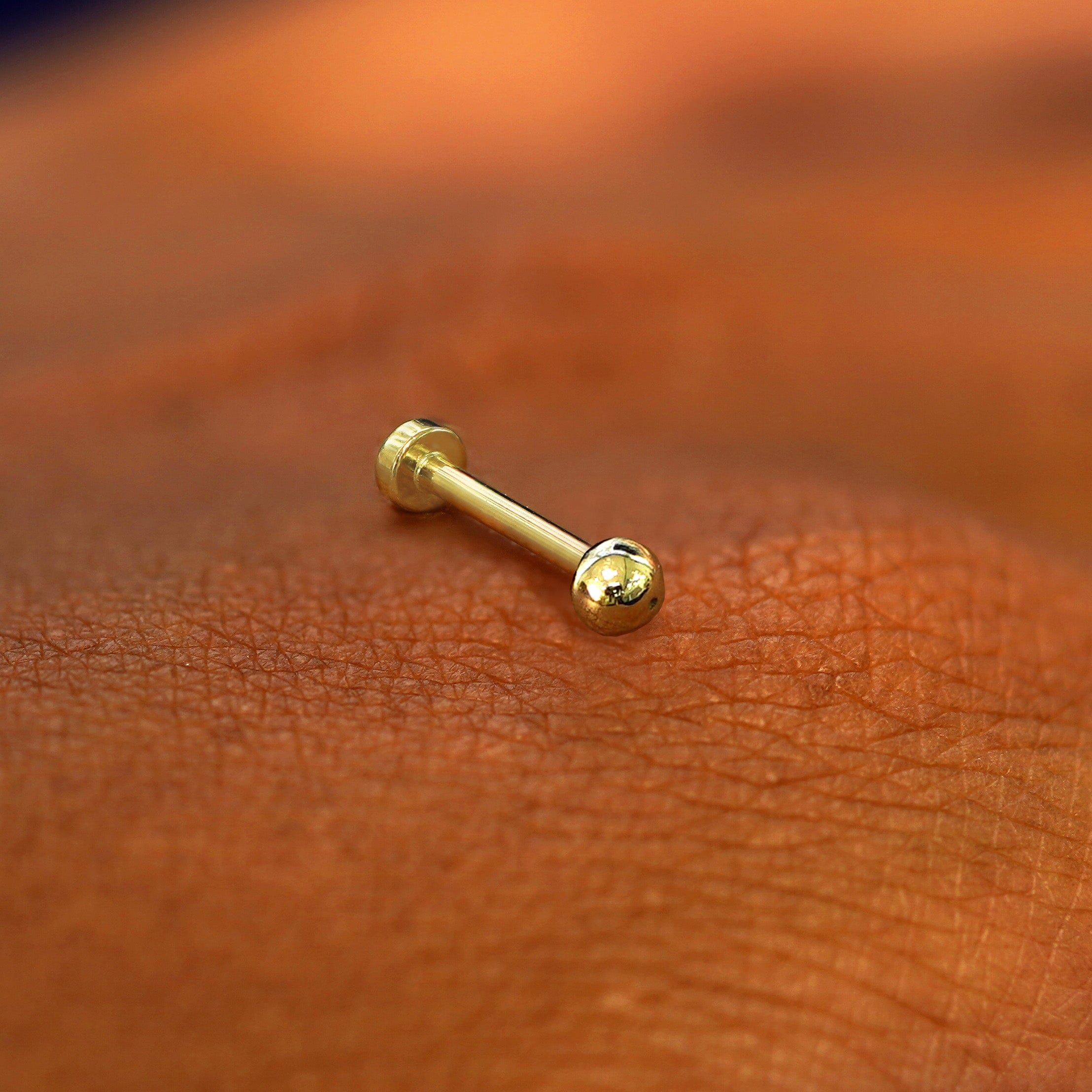 Automic Gold Studio Mini Ball Flatback Piercing