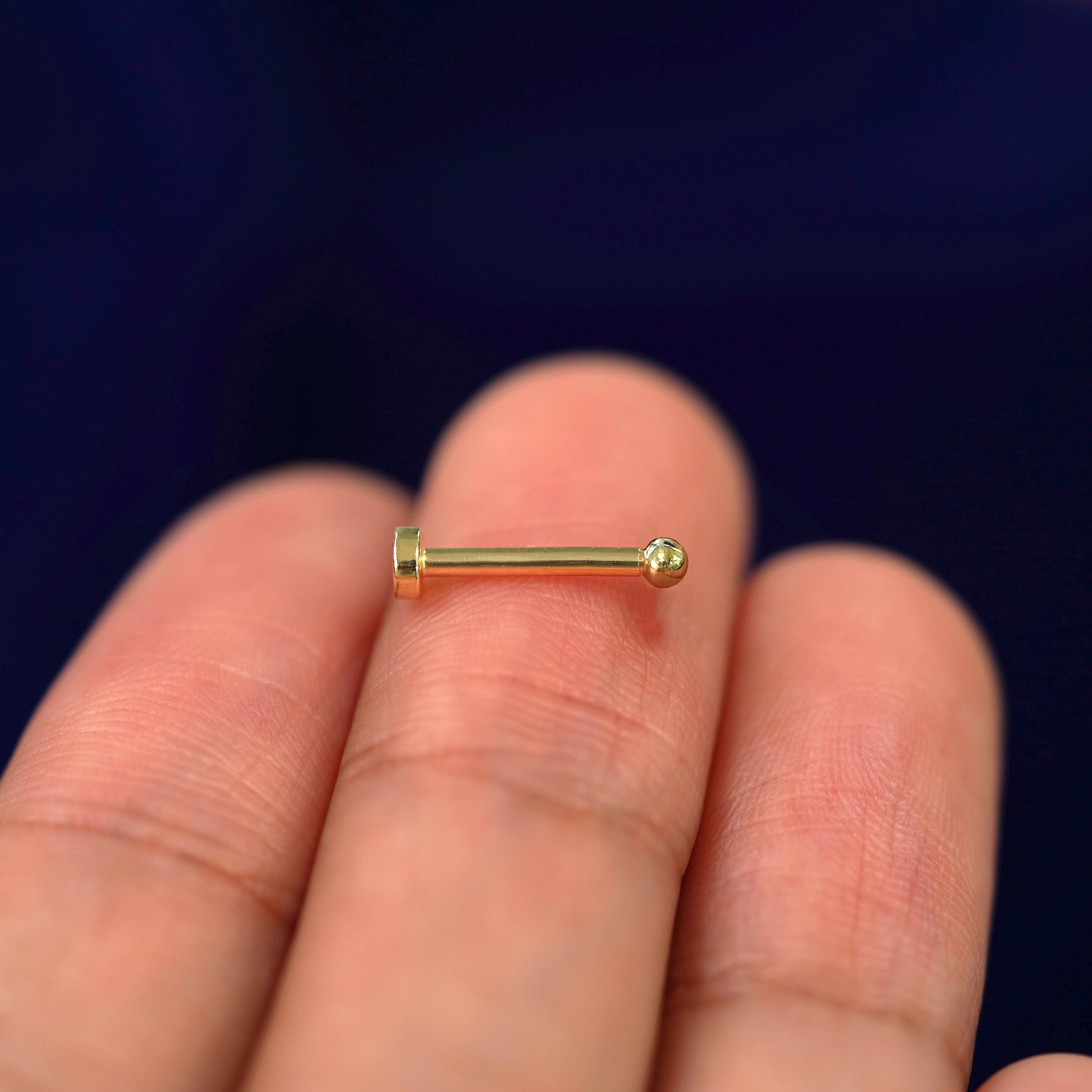 Automic Gold Studio Mini Ball Flatback Piercing