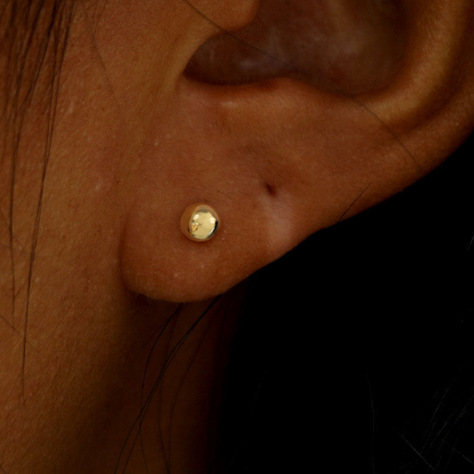 Automic Gold Studio Medium Ball Earring