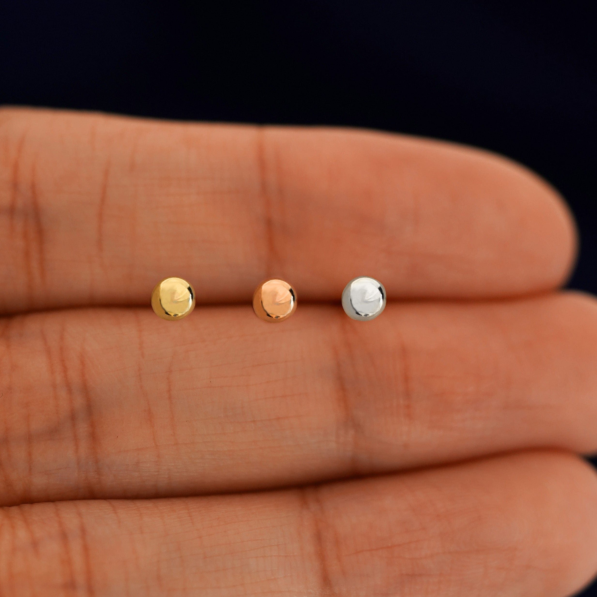 Automic Gold Studio Medium Ball Earring