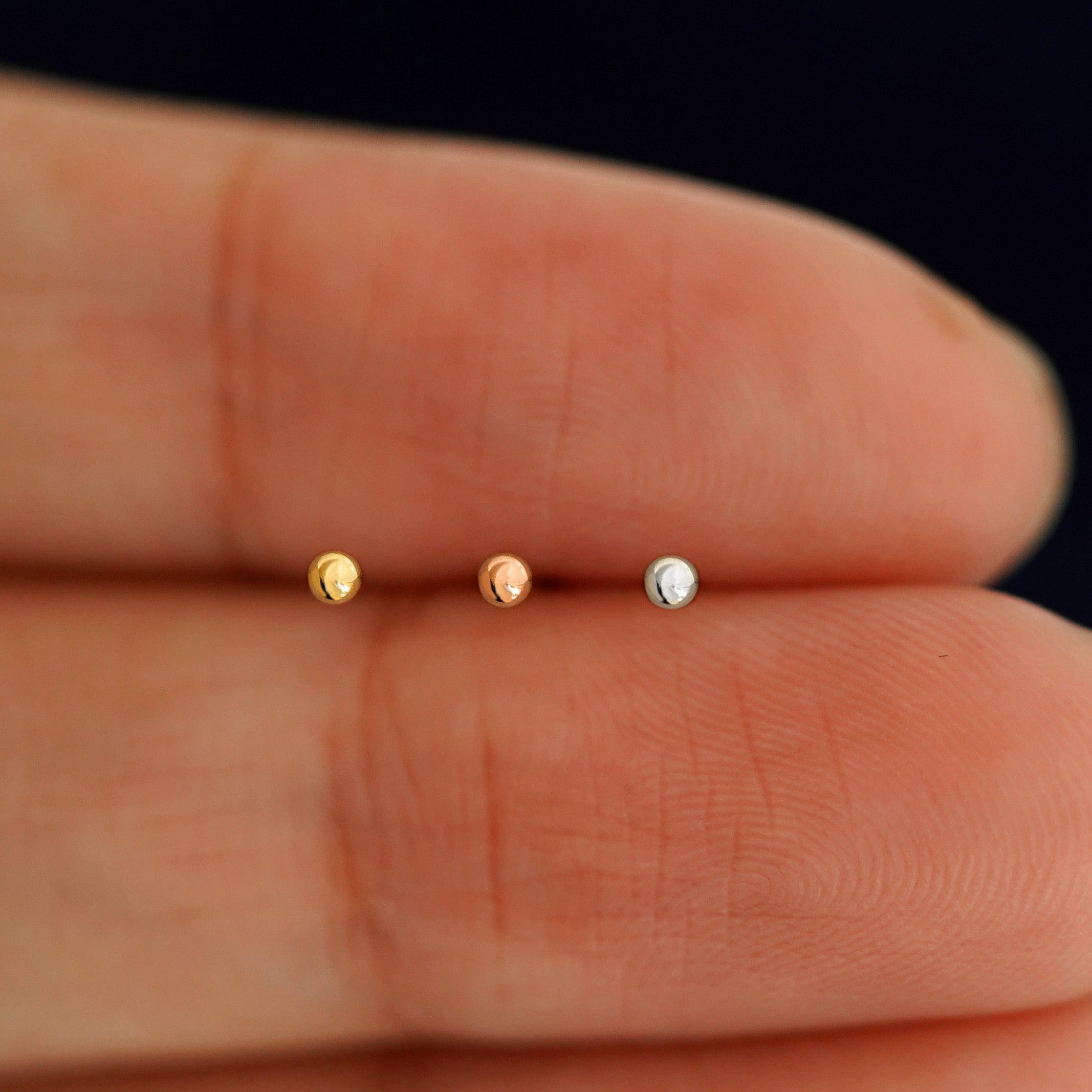 Automic Gold Studio Mini Ball Earring