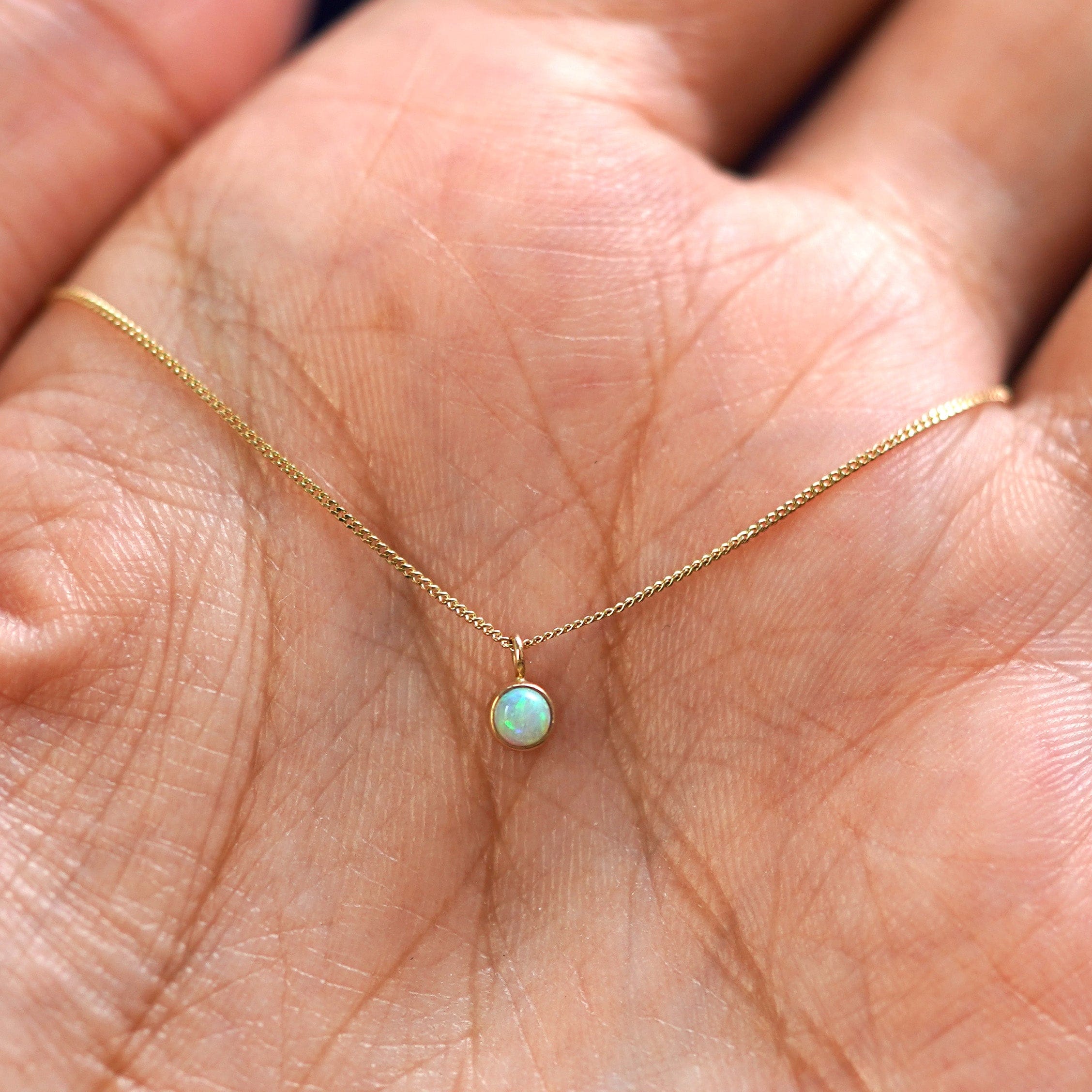 Automic Gold Studio Opal Necklace