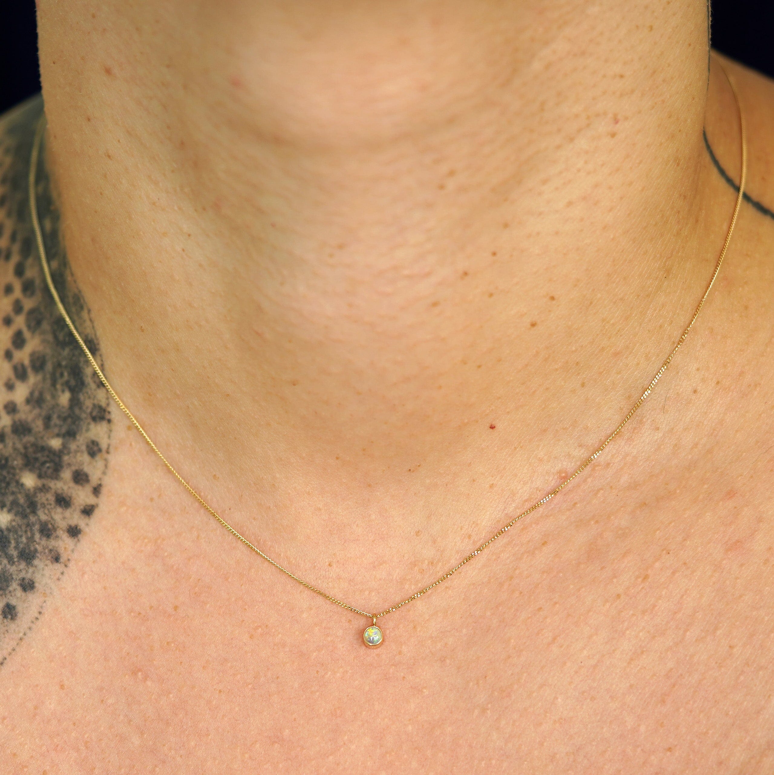 Automic Gold Studio Opal Necklace