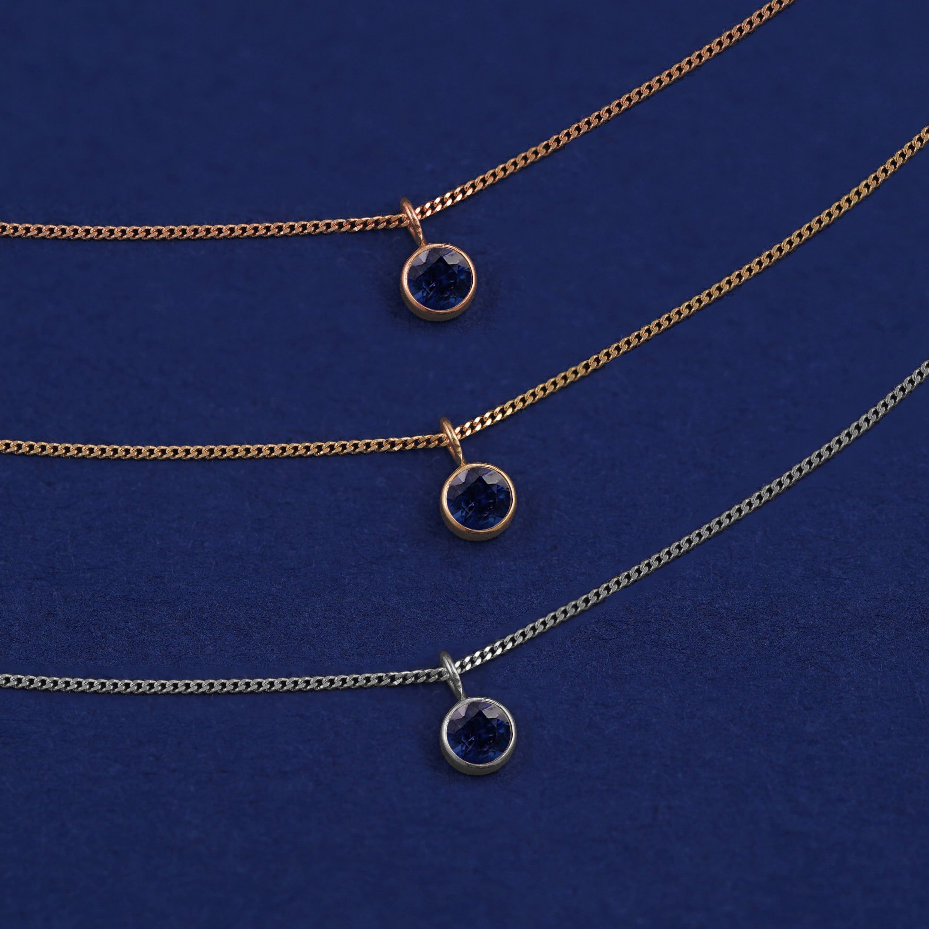 Automic Gold Studio Sapphire Necklace
