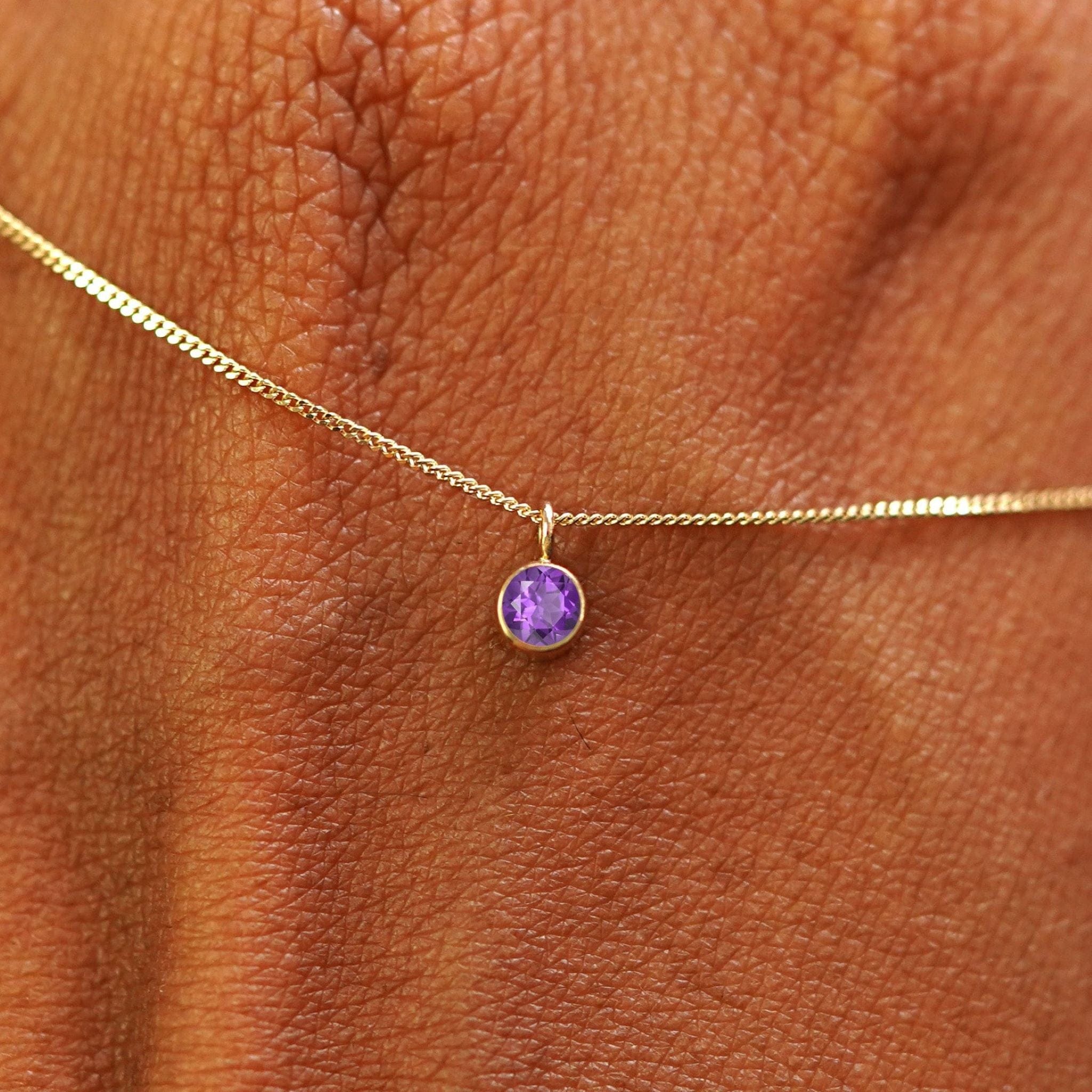 Automic Gold Studio Amethyst Necklace