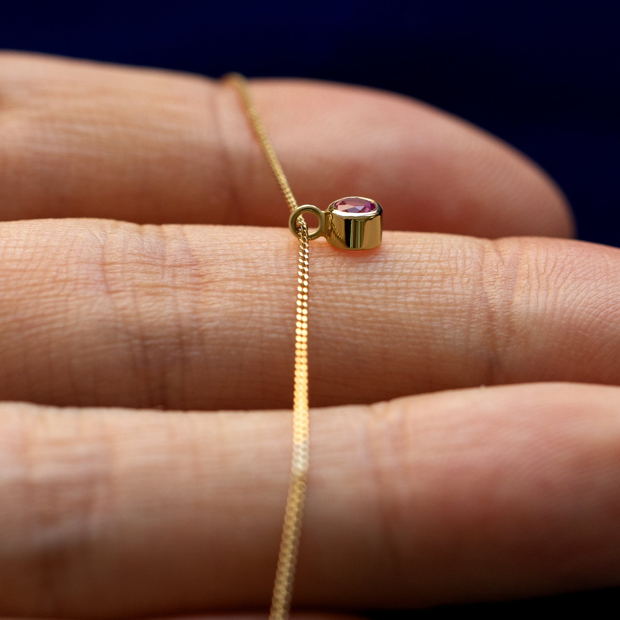 Automic Gold Studio Ruby Necklace