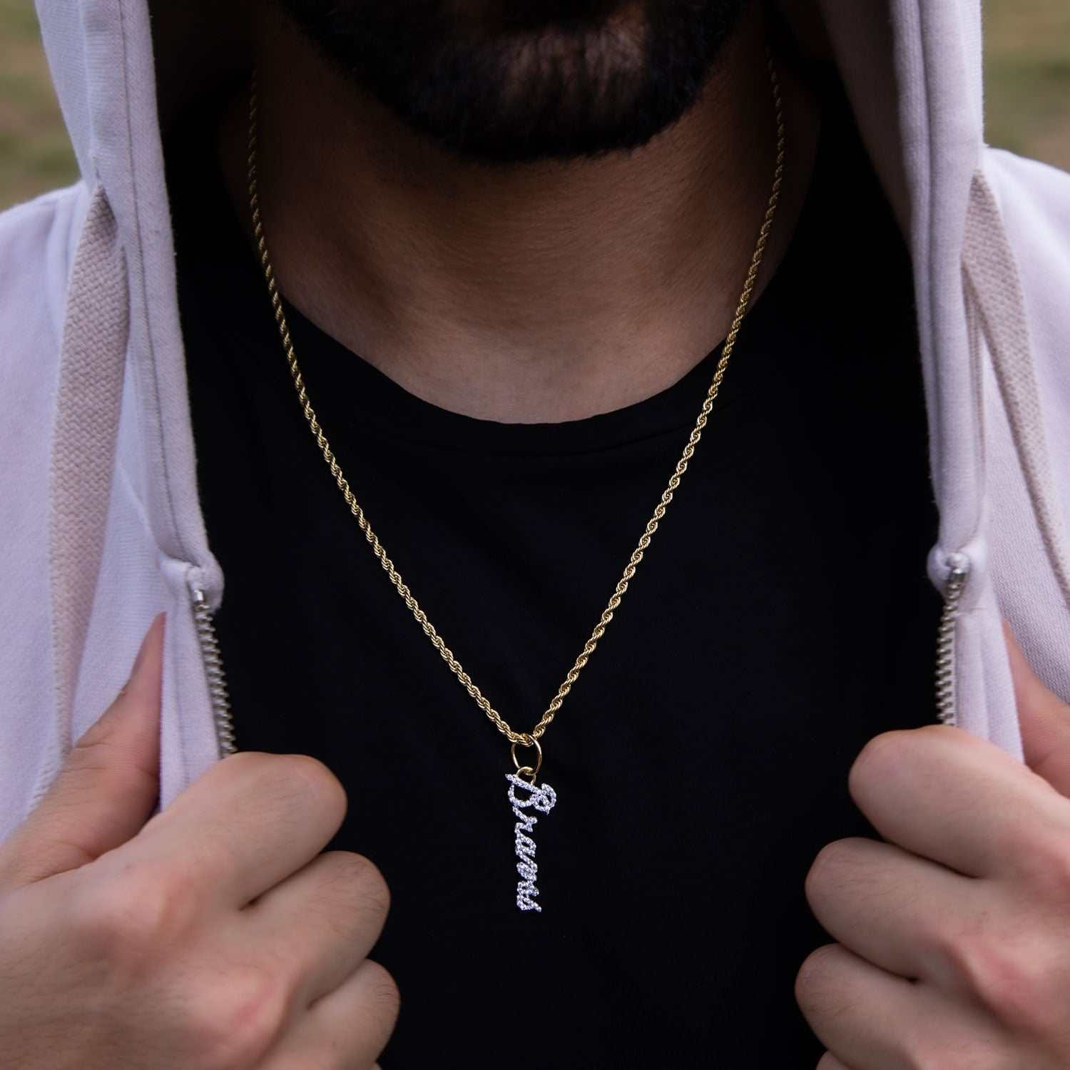 GLD PROMO Atlanta Braves Wordmark Pendant