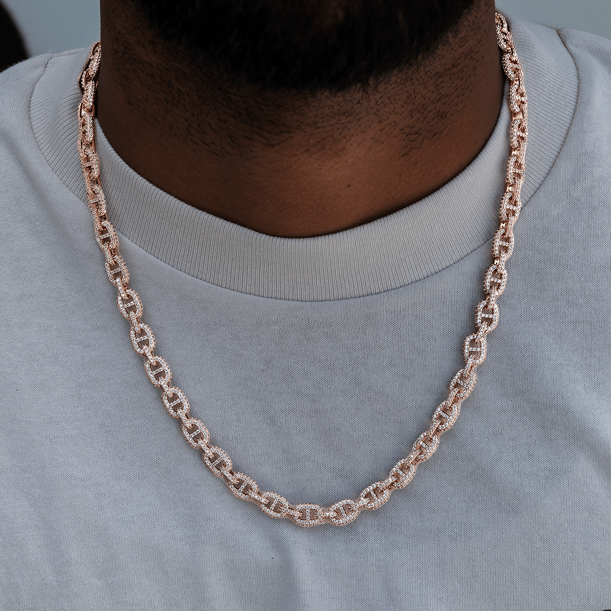 GLD PROMO Micro Valentina Chain in Rose Gold