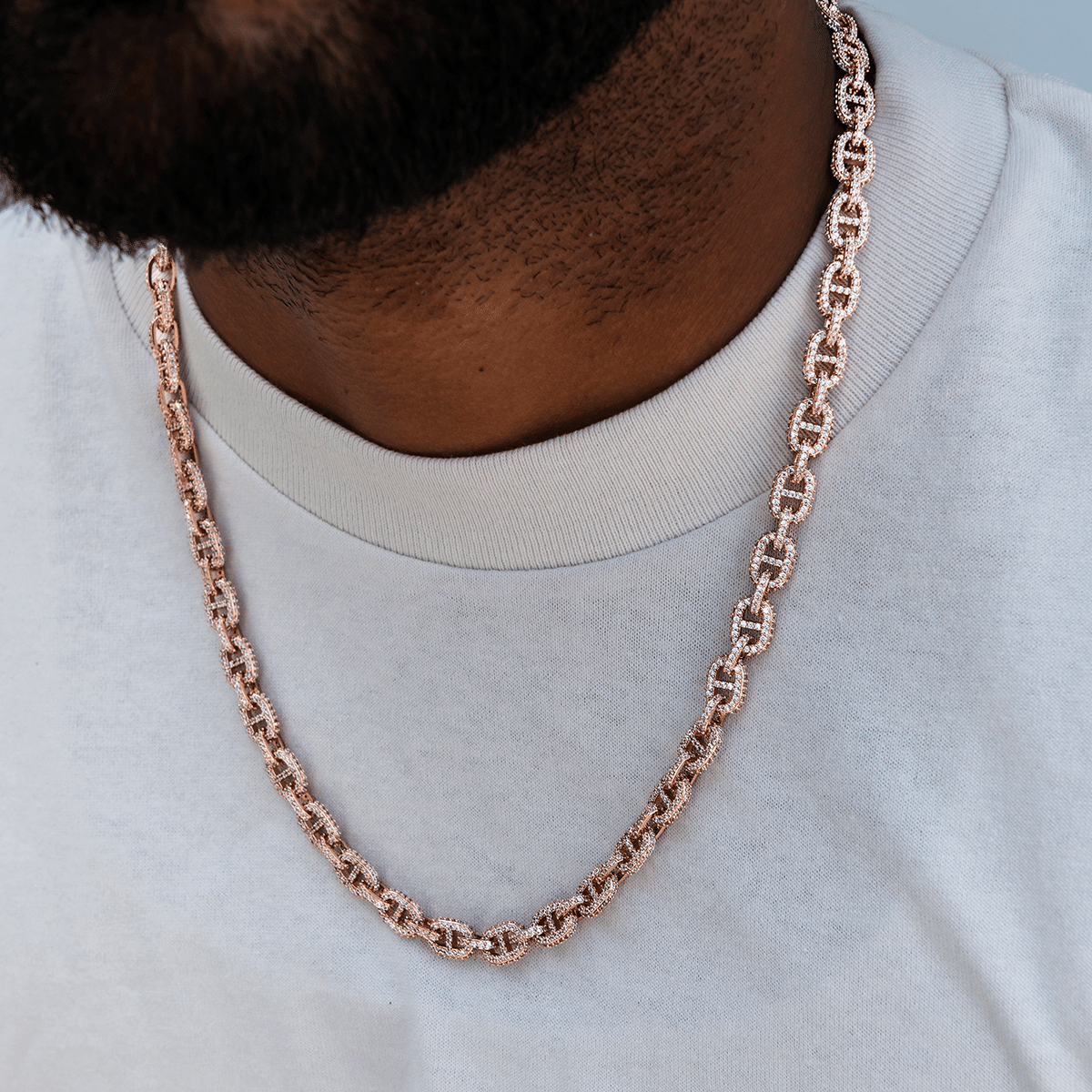 GLD PROMO Micro Valentina Chain in Rose Gold