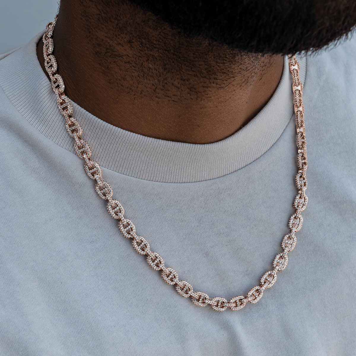 GLD PROMO Micro Valentina Chain in Rose Gold