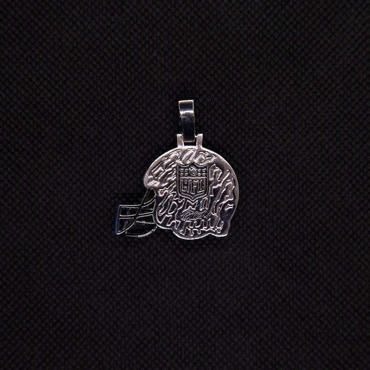 GLD PROMO Los Angeles Rams Official NFL Helmet Pendant