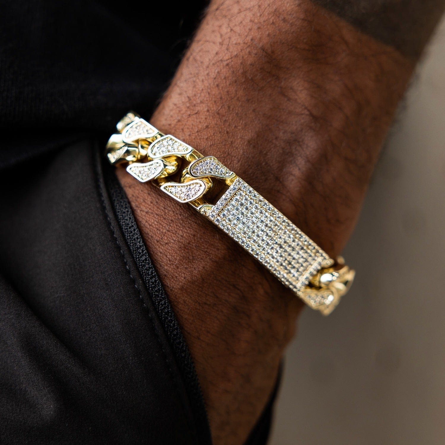 GLD PROMO Iced ID Link Bracelet