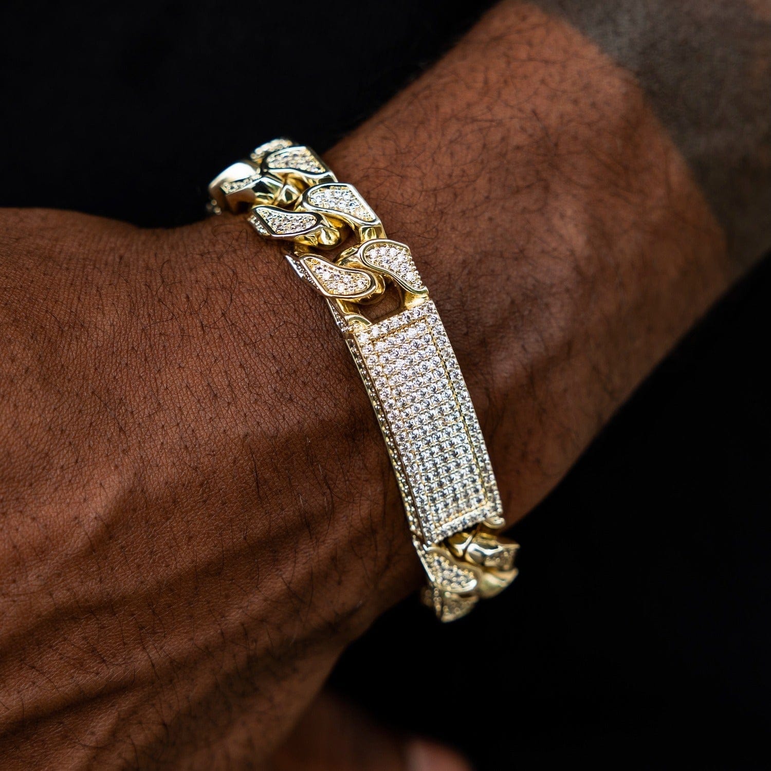 GLD PROMO Iced ID Link Bracelet