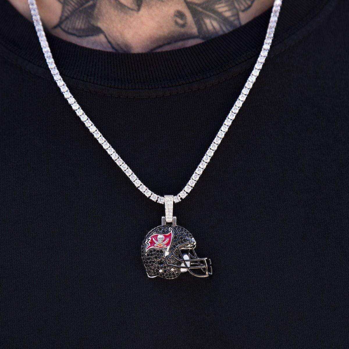 GLD PROMO Tampa Bay Buccaneers Official NFL Helmet Pendant