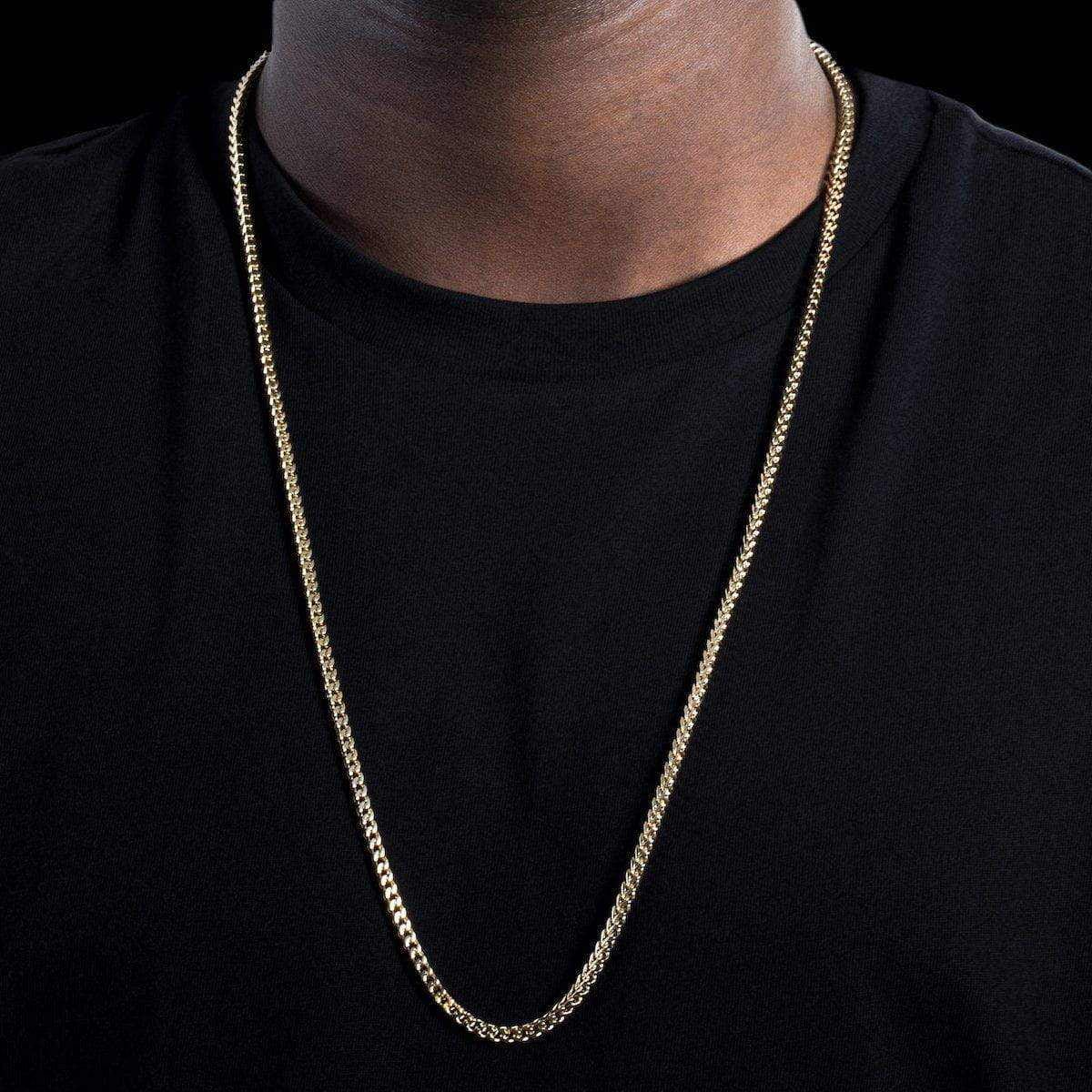 GLD PROMO Franco Chain in Yellow Gold - 4 mm