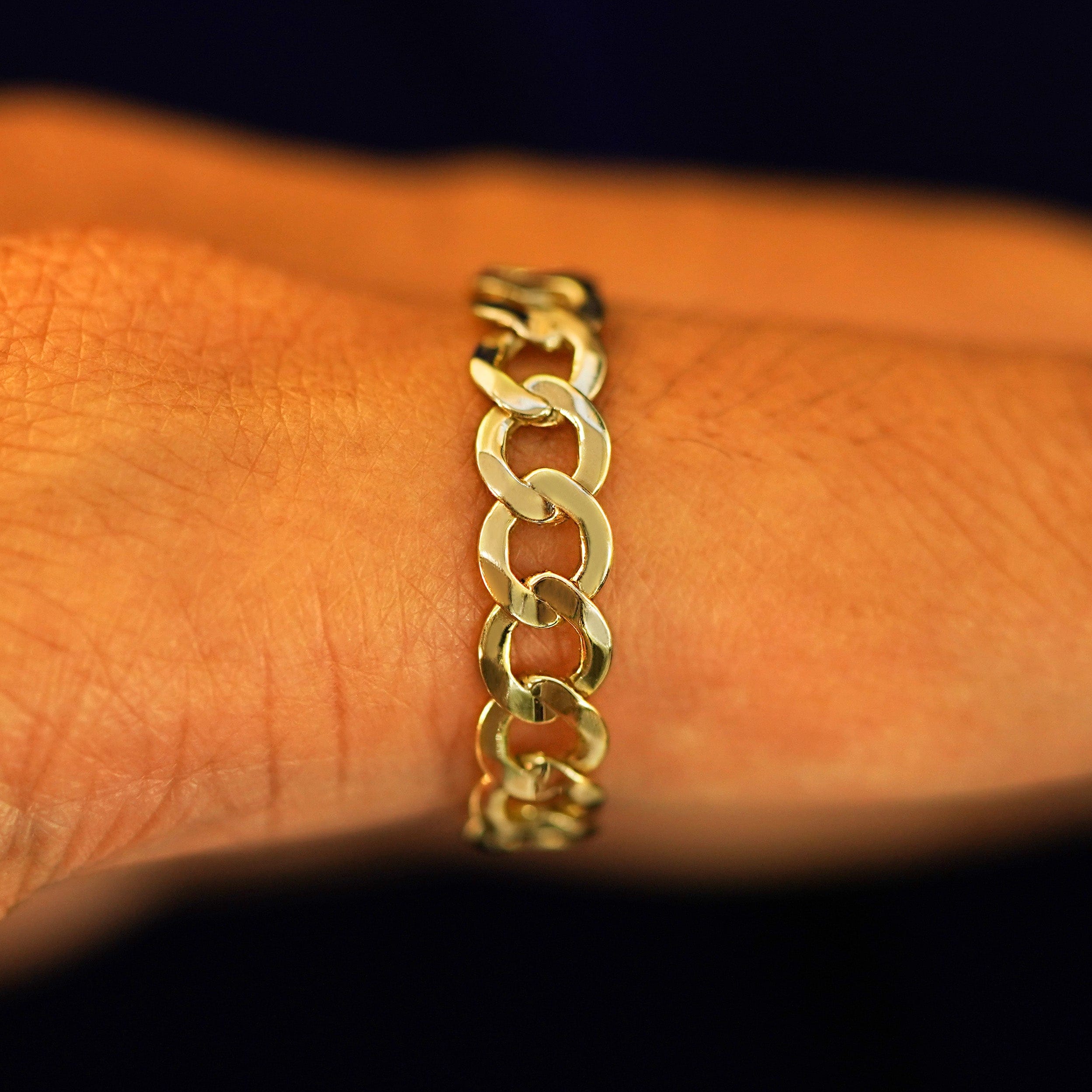Automic Gold Studio Curb Ring