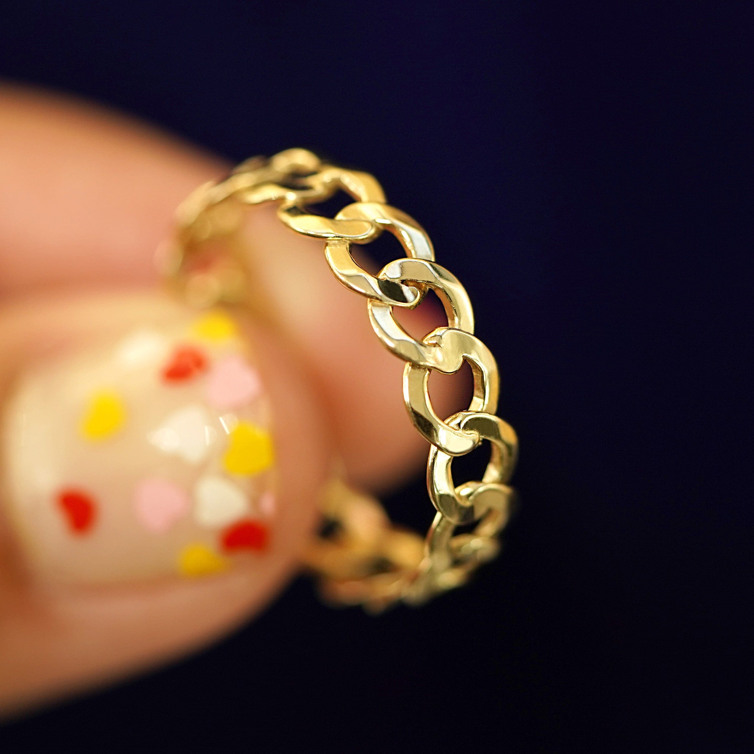 Automic Gold Studio Curb Ring