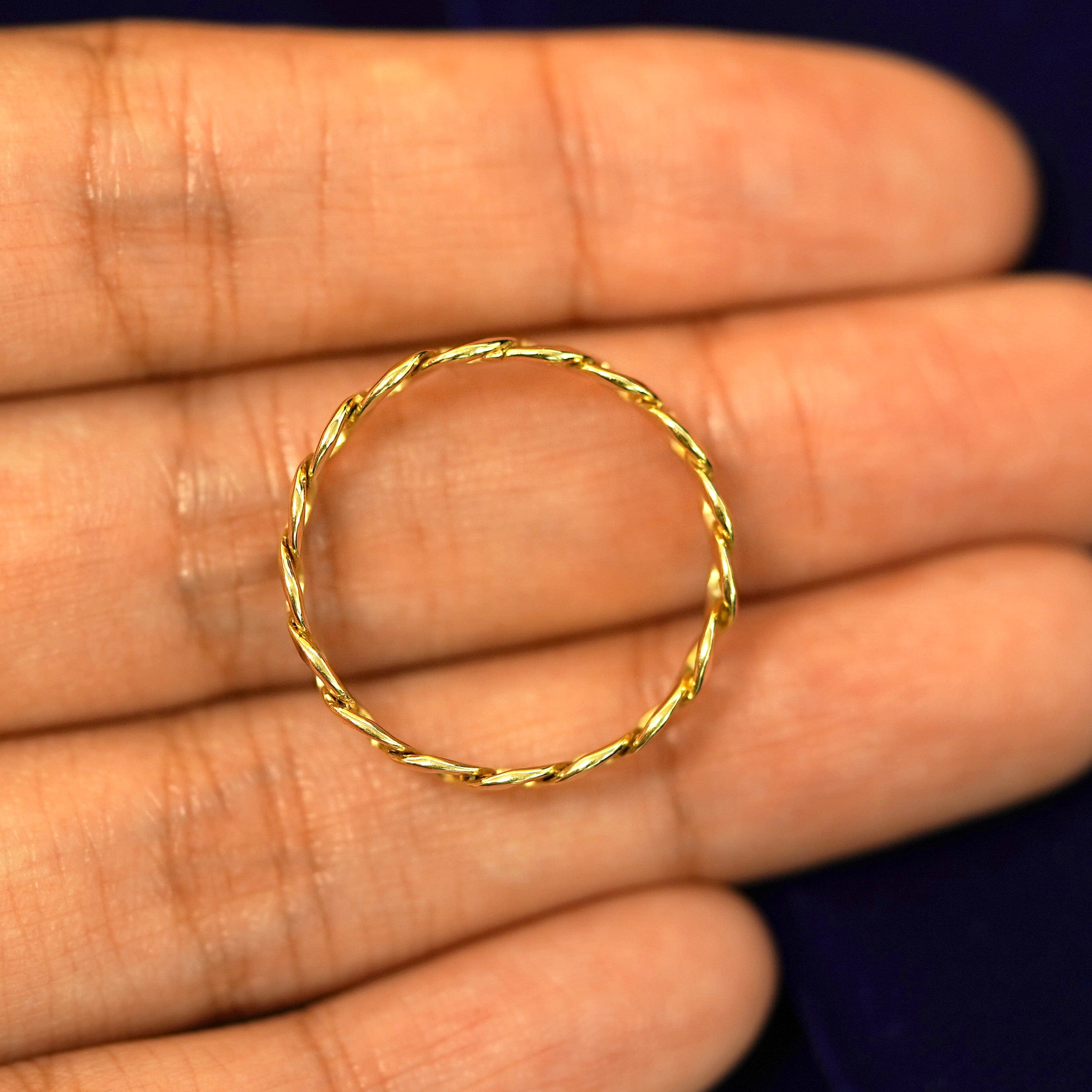 Automic Gold Studio Curb Ring