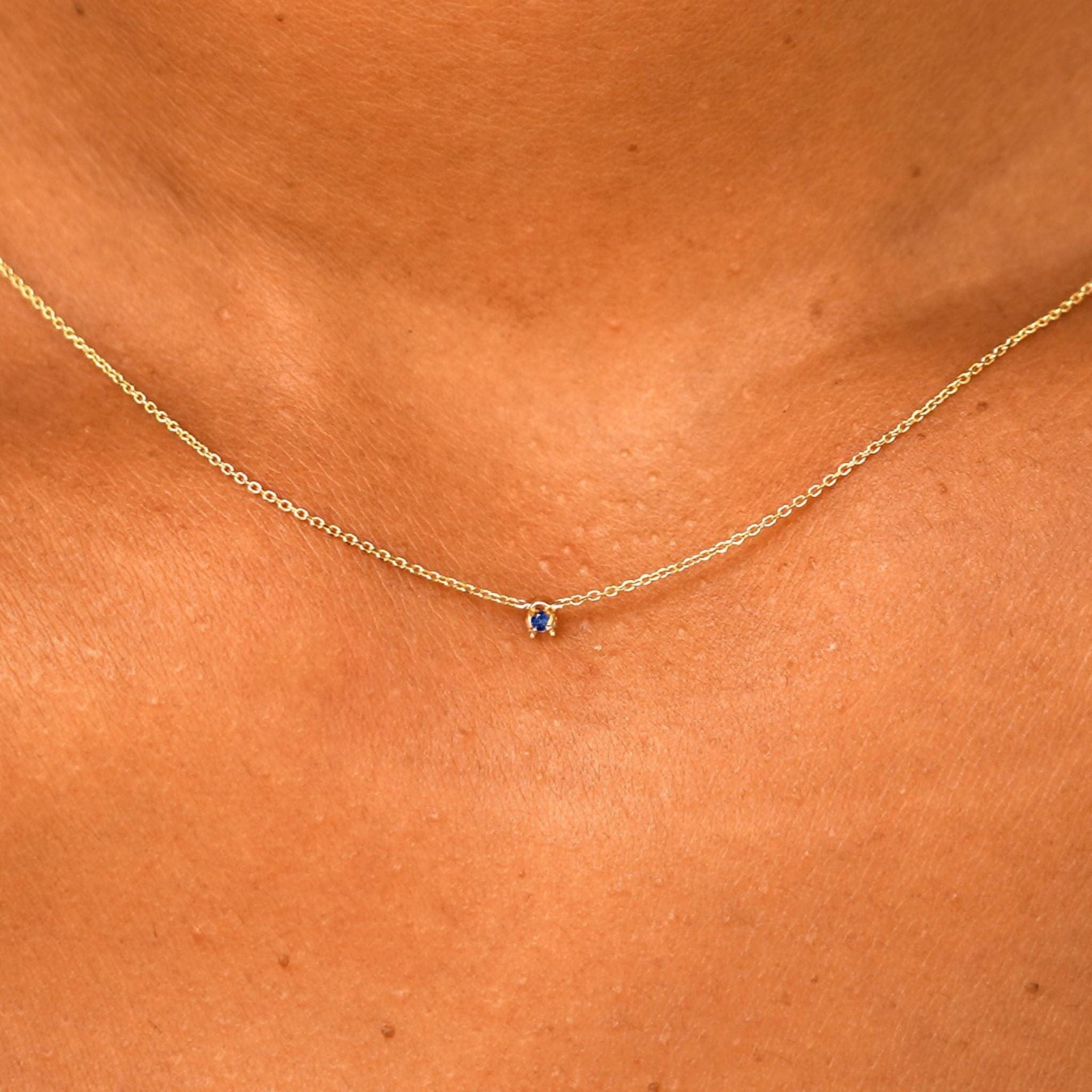 Automic Gold Studio Gemstone Cable Necklace