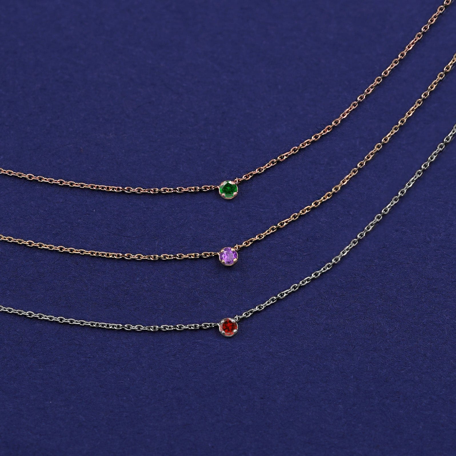 Automic Gold Studio Gemstone Cable Necklace
