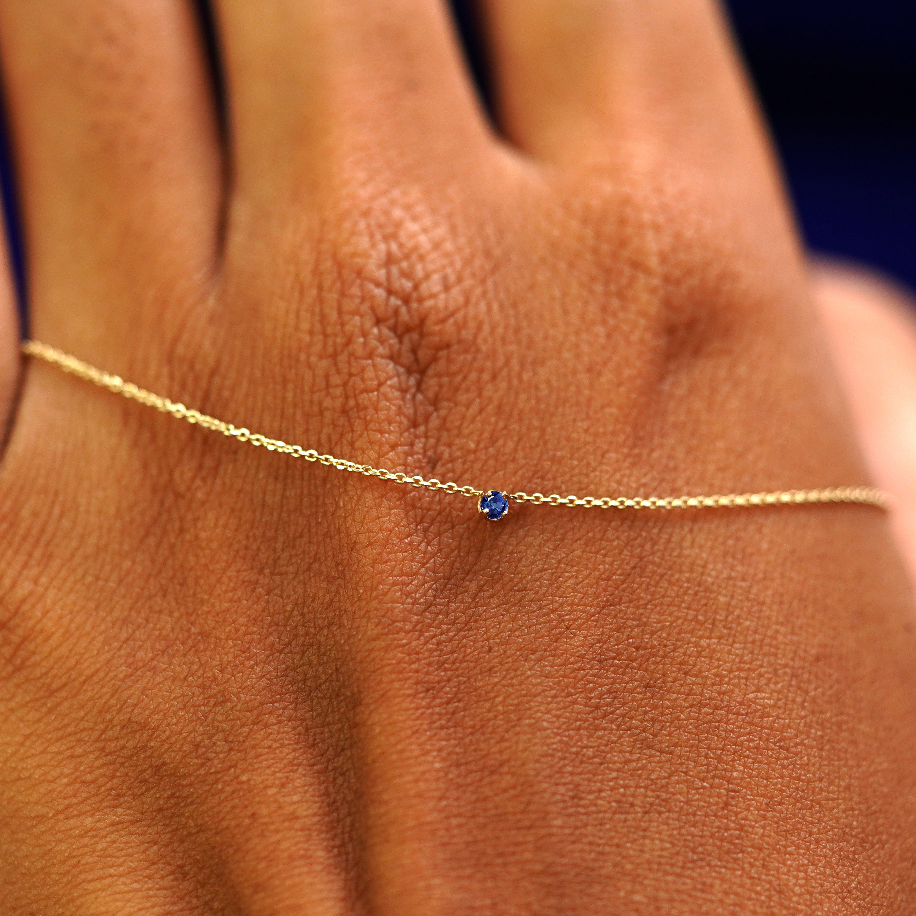 Automic Gold Studio Gemstone Cable Necklace