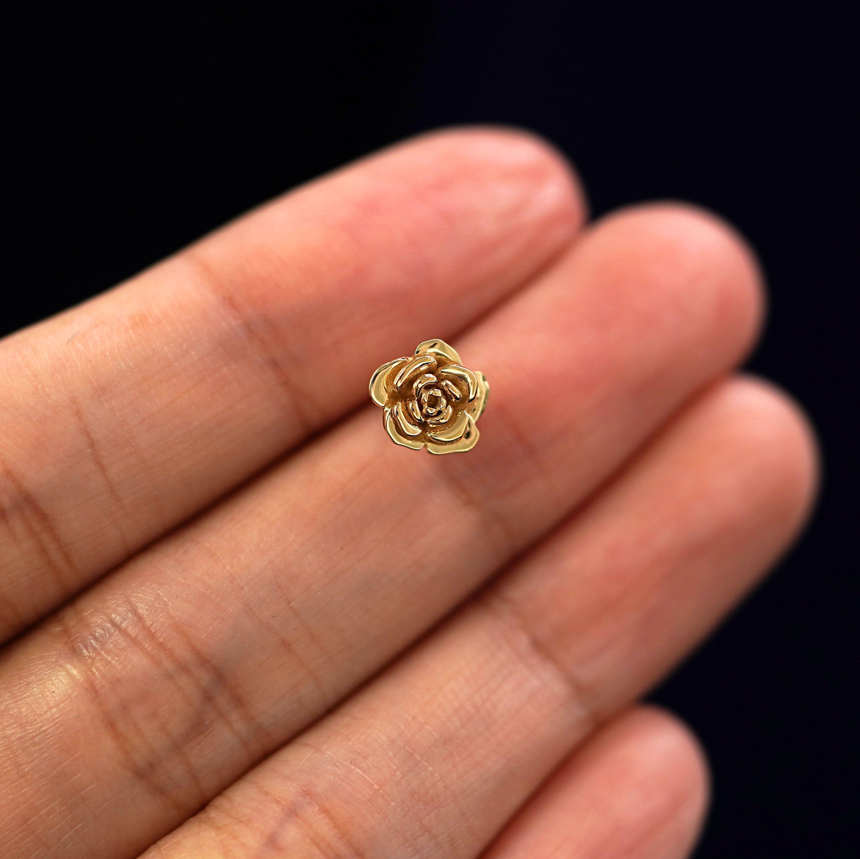 Automic Gold Studio Rose Earring