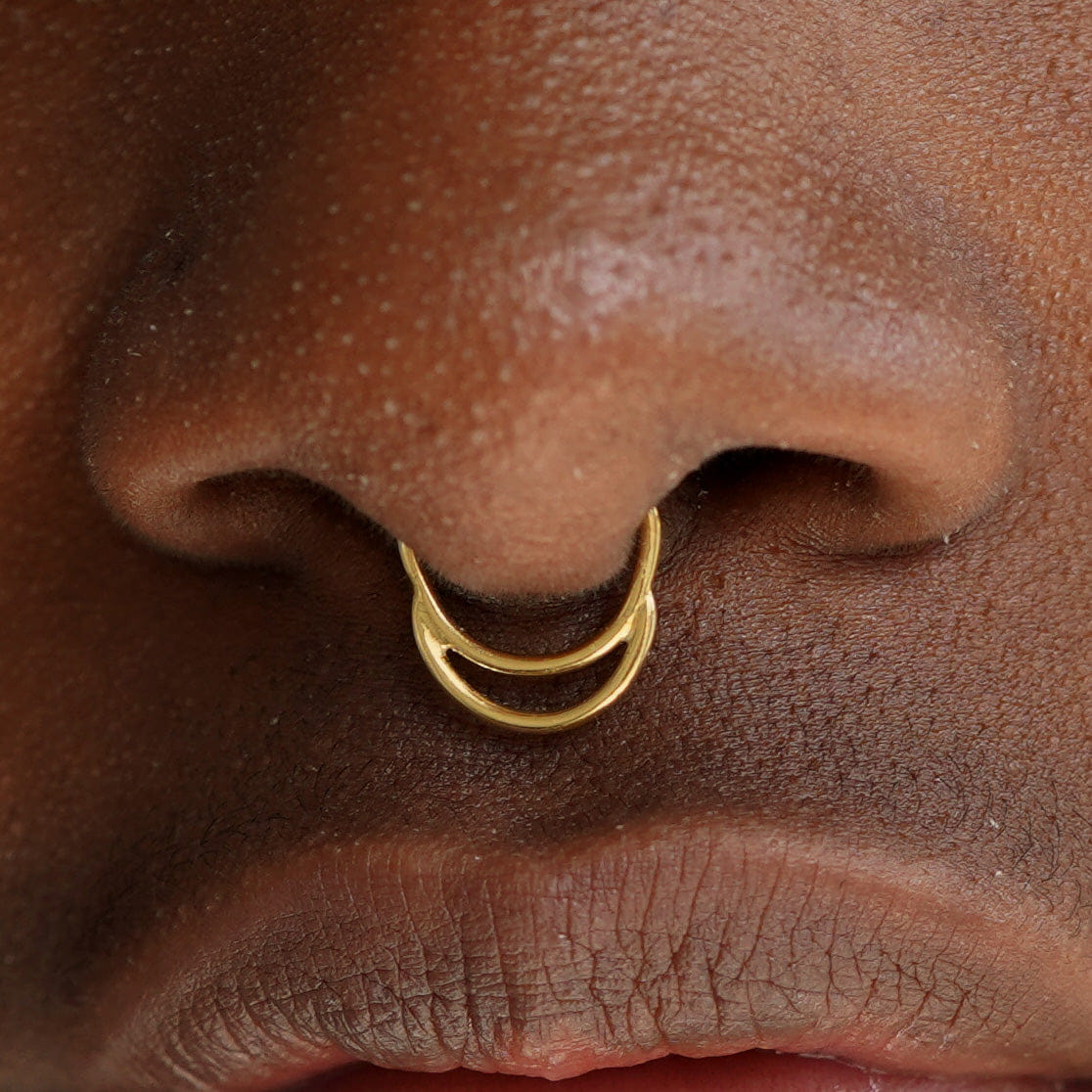 Automic Gold Studio Double Circle Septum