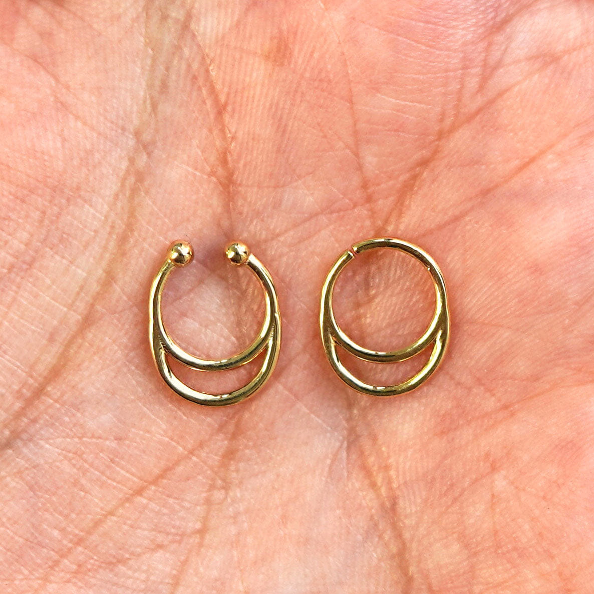 Automic Gold Studio Double Circle Septum