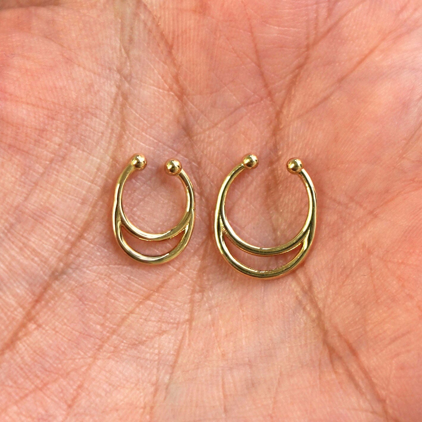 Automic Gold Studio Double Circle Septum