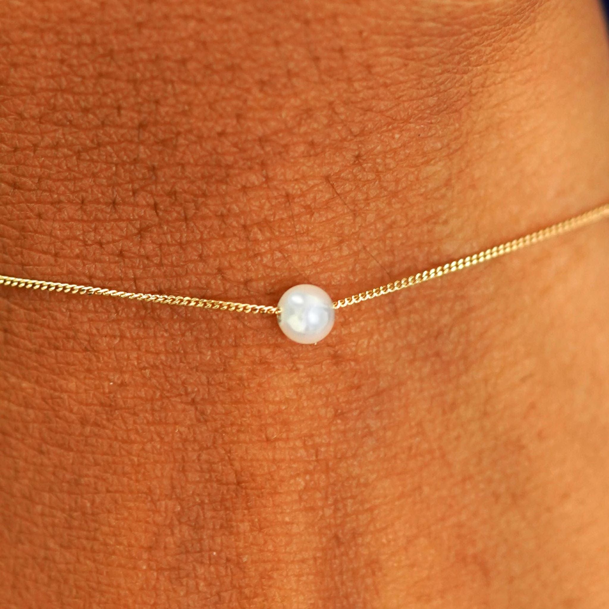 Automic Gold Studio Small Pearl Slide Bracelet