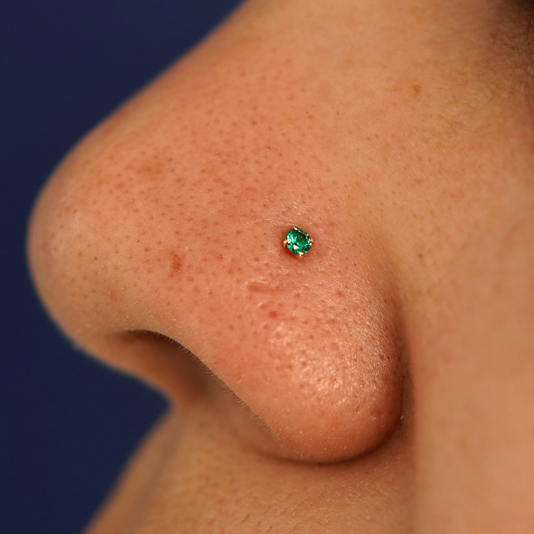 Automic Gold Studio Gemstone Nose Stud