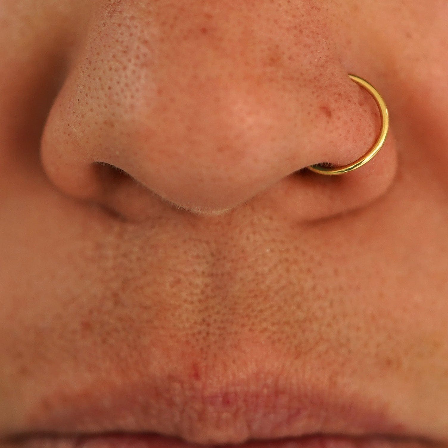 Automic Gold Studio Nose Ring Hoop