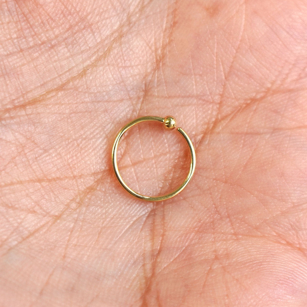 Automic Gold Studio Nose Ring Hoop