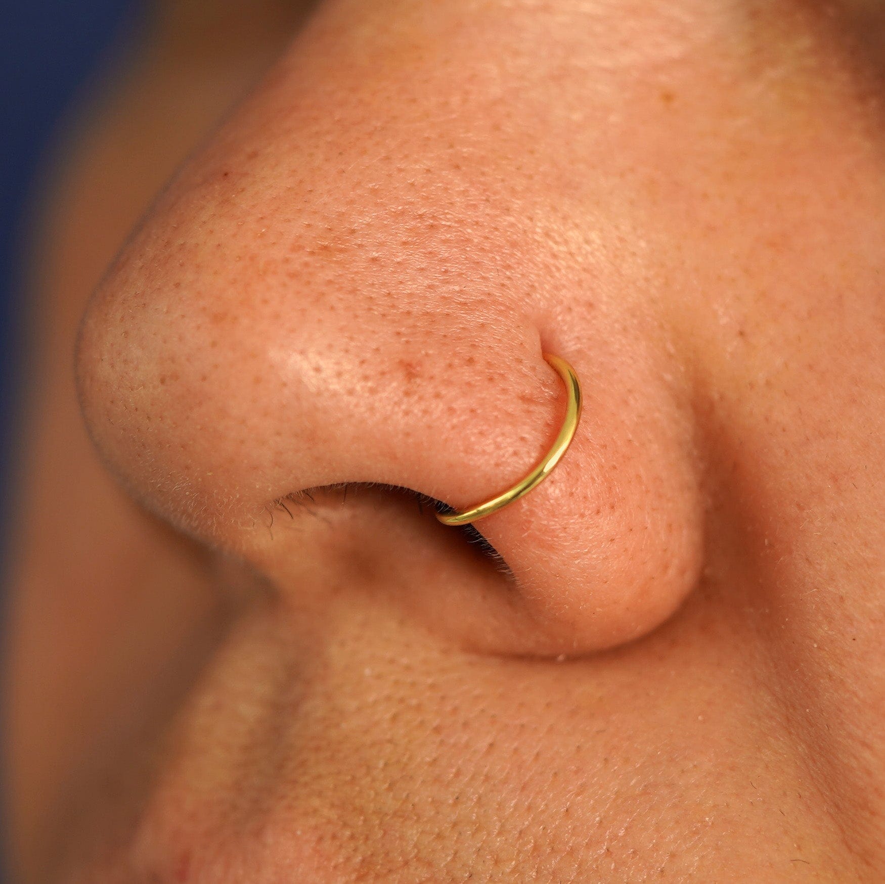 Automic Gold Studio Nose Ring Hoop