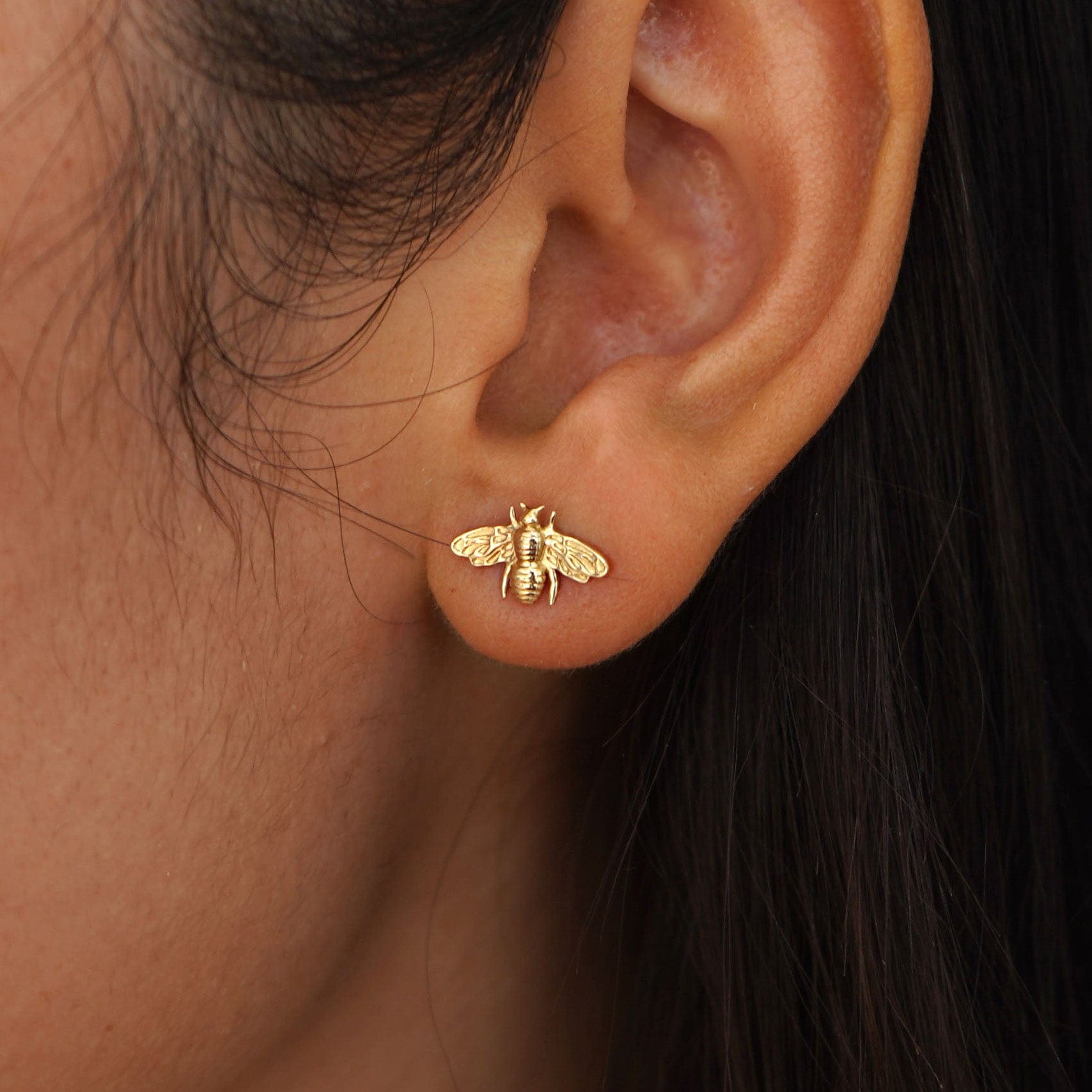 Automic Gold Studio Bee Earring