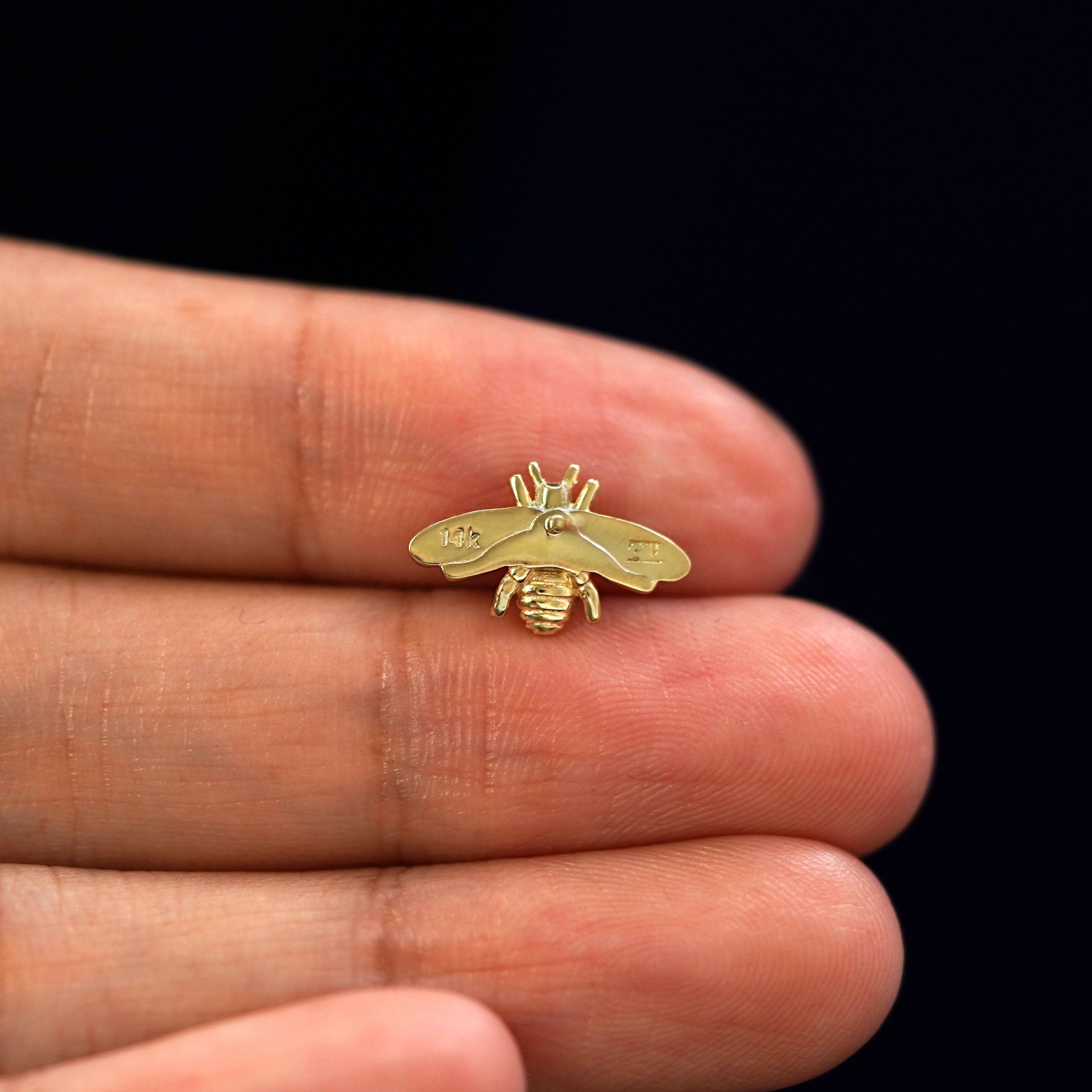 Automic Gold Studio Bee Earring