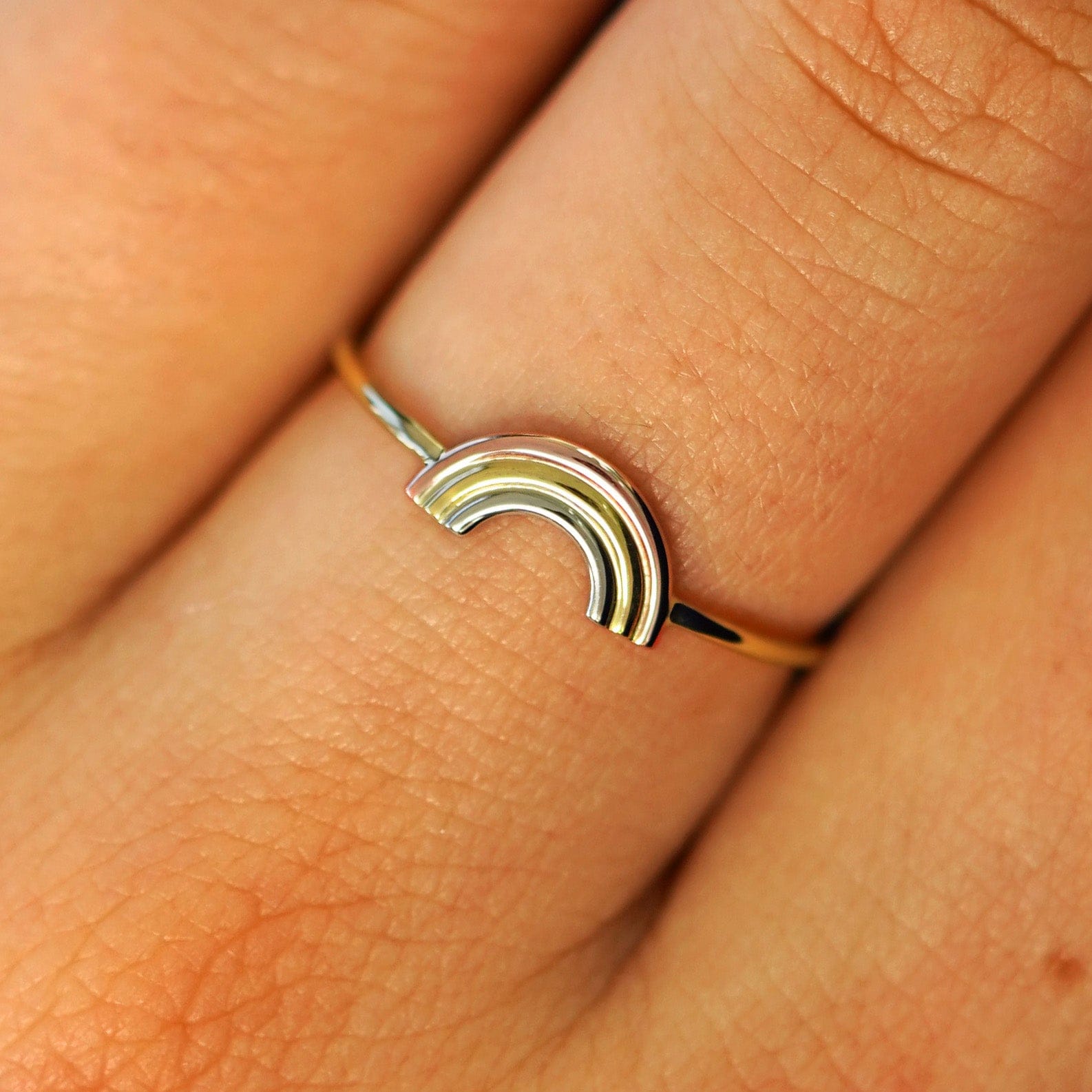 Automic Gold Studio Rainbow Ring